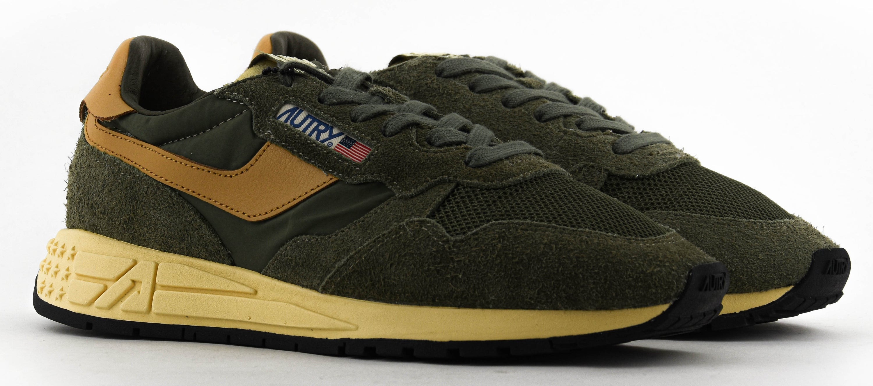 AUTRY REELWIND MAN GREEN CAMEL