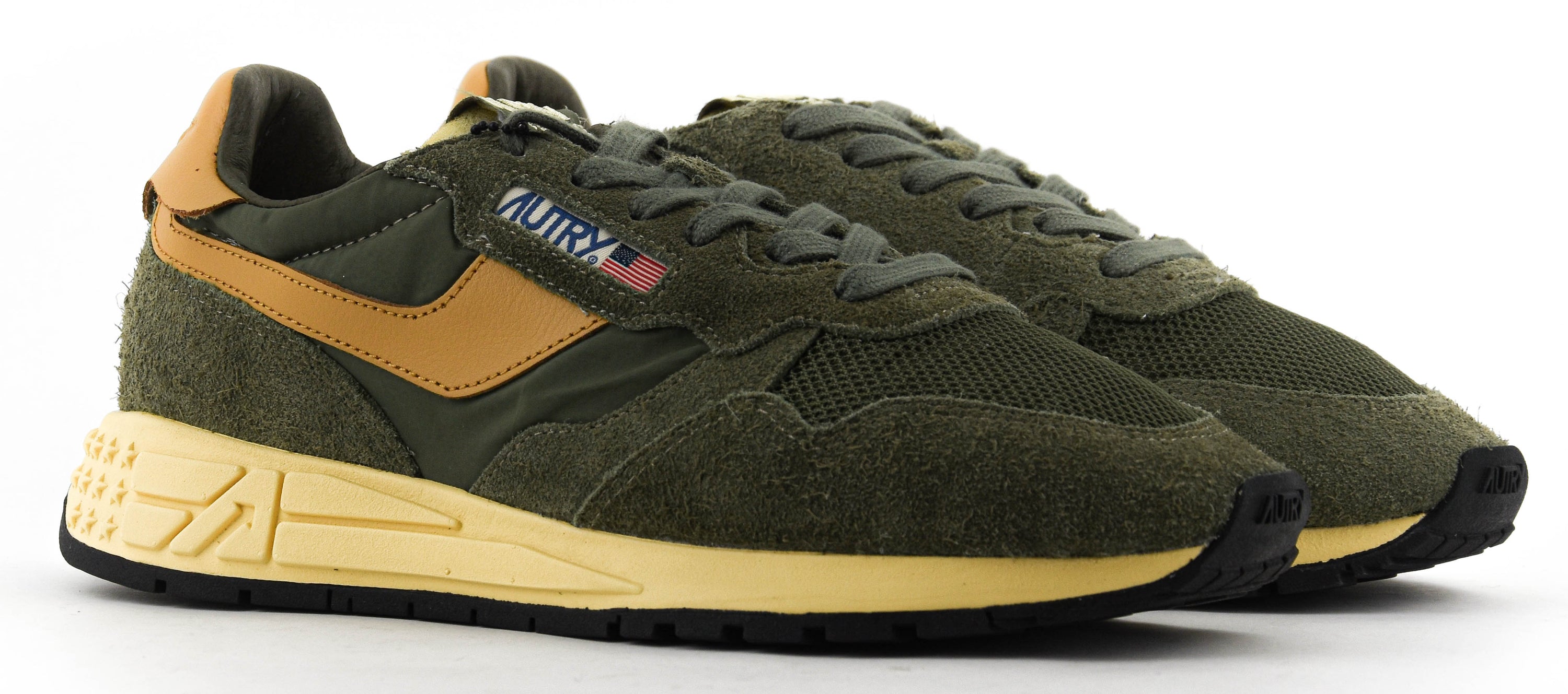 AUTRY REELWIND MAN GREEN CAMEL