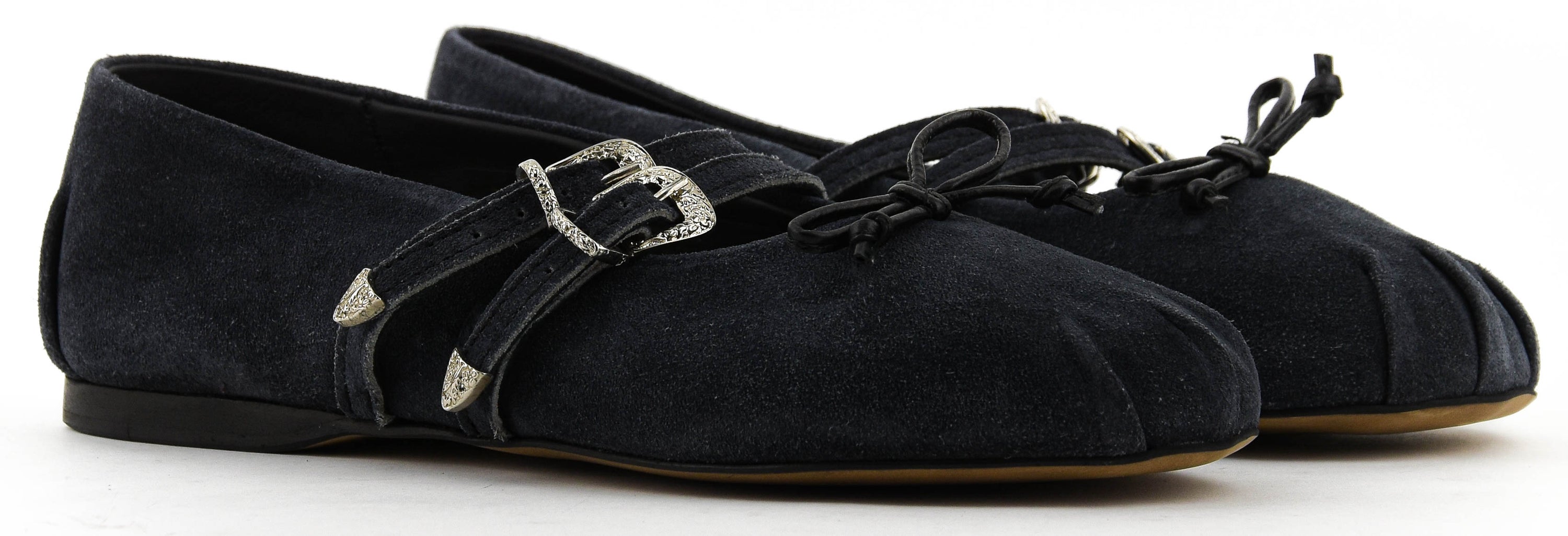 POSA VITA BALLERINA BLACK SUEDE