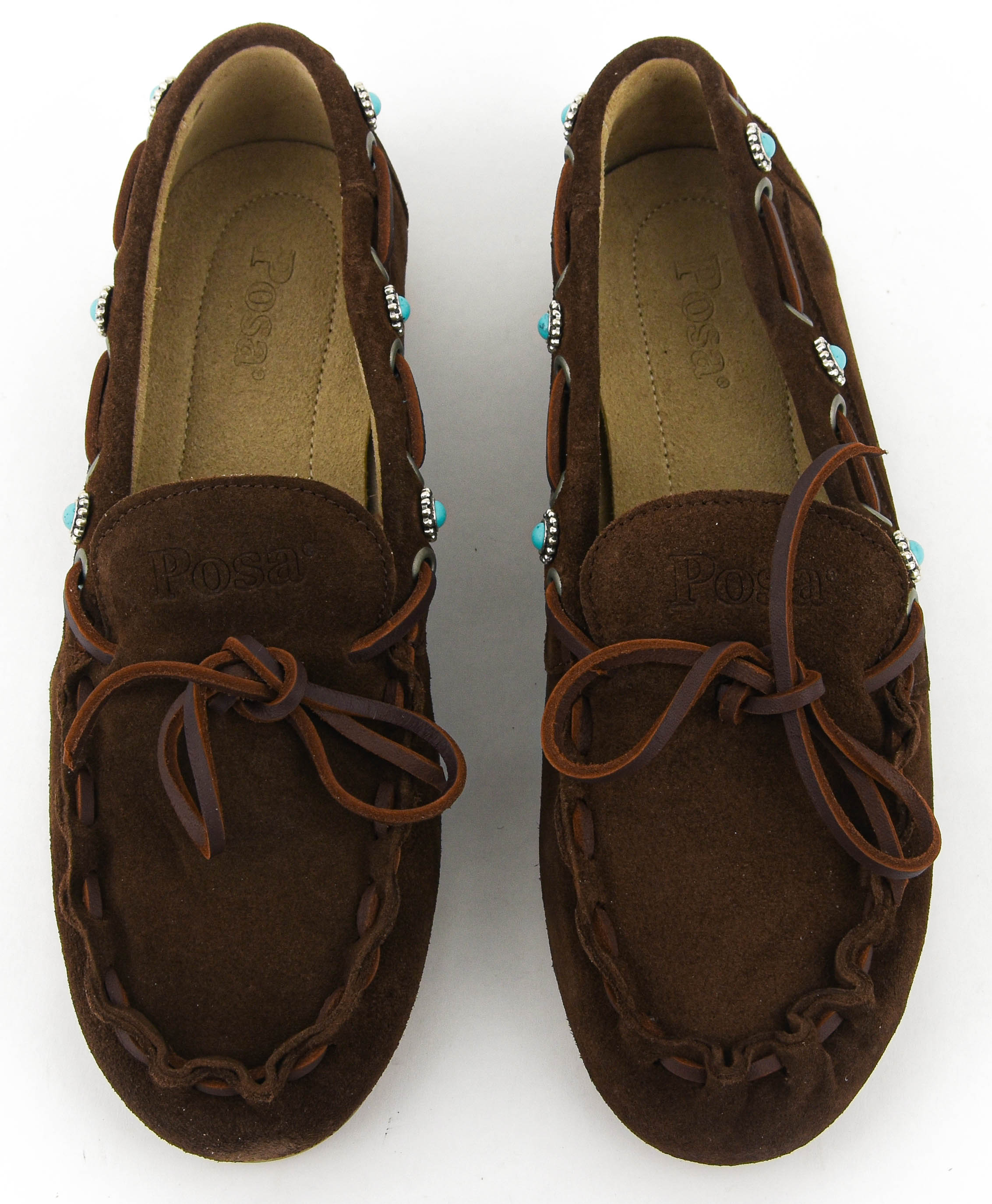 POSA BOAT LOAFER WESTERN DARK BROWN