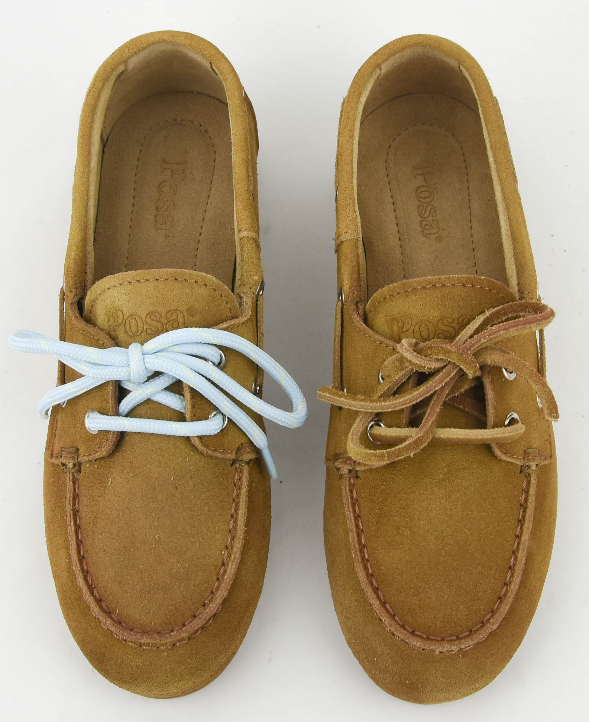POSA BOAT LOAFER CAMEL SUEDE