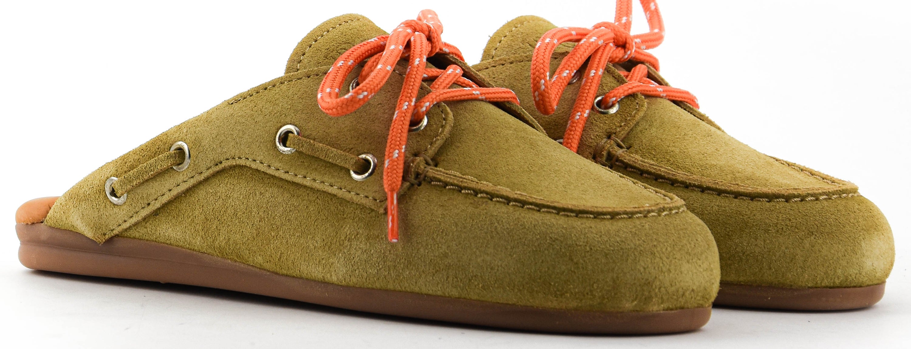 POSA BOAT LOAFER MULE TAN