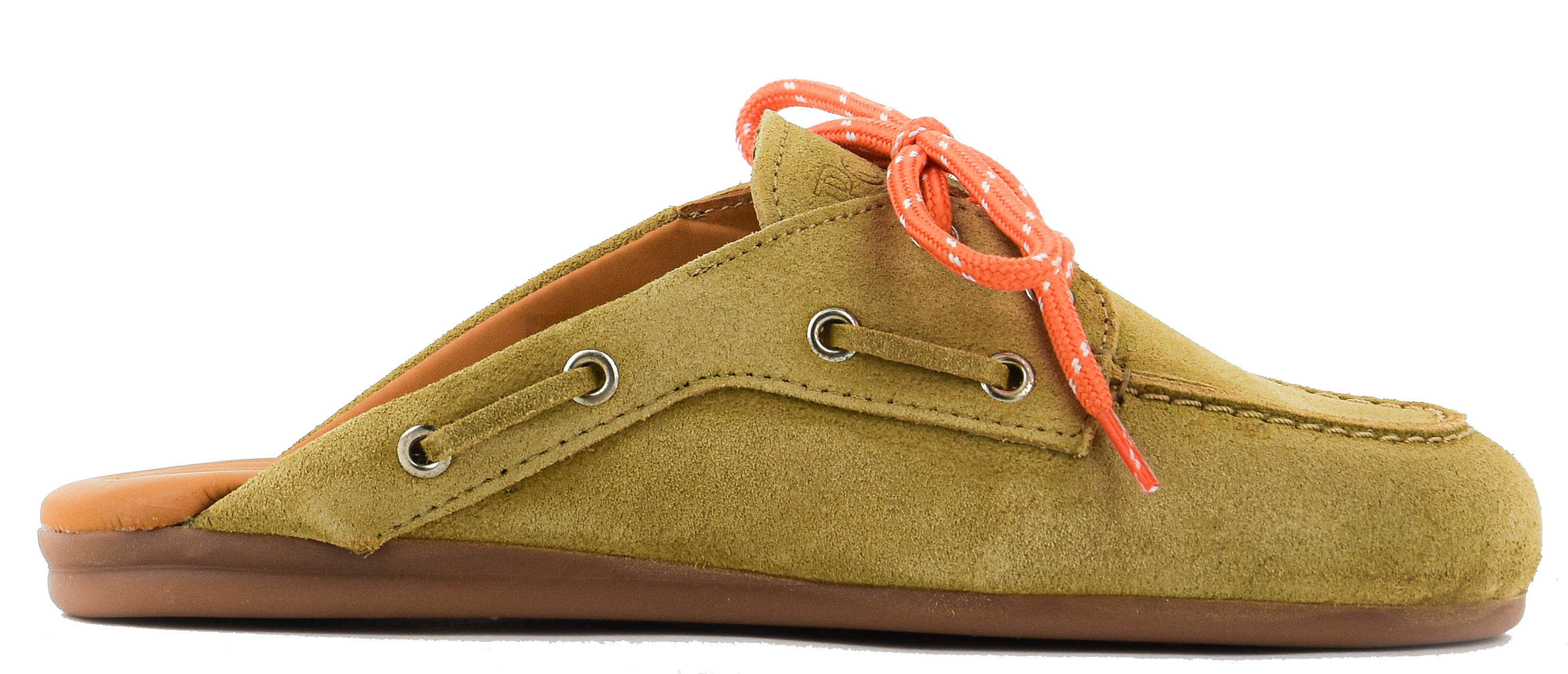 POSA BOAT LOAFER MULE TAN