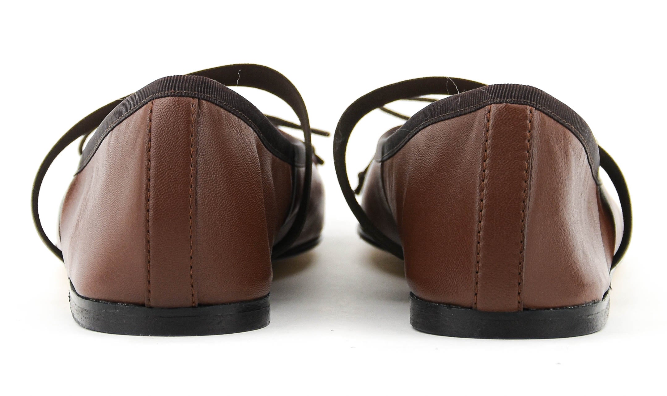 PAUL WARMER BALLERINA PRETTY BROWN NAPPA