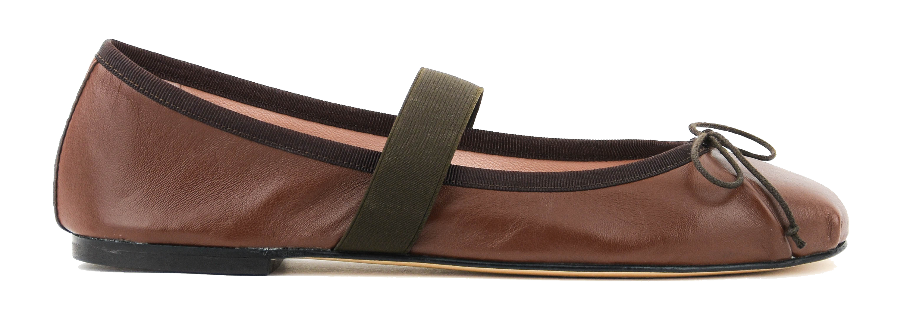 PAULWARMER BALLERINA PRETTY BROWN nappa