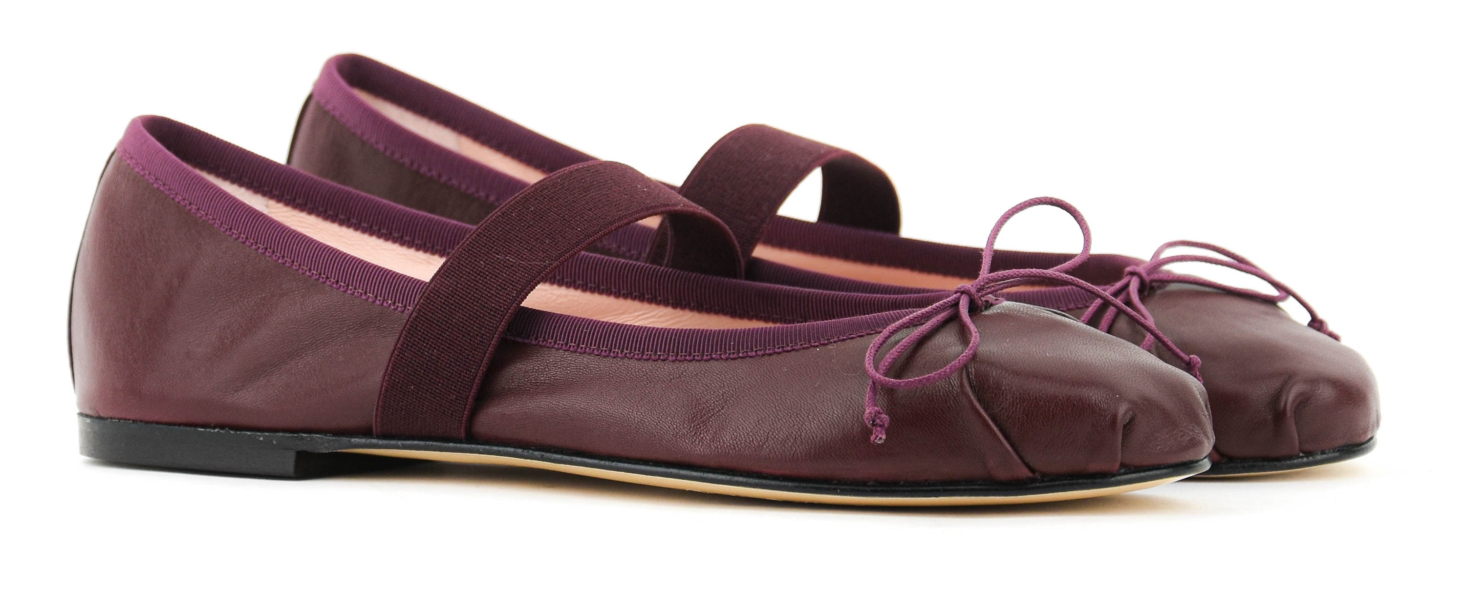 PAUL WARMER BALLERINA PRETTY BURGUNDY NAPPA