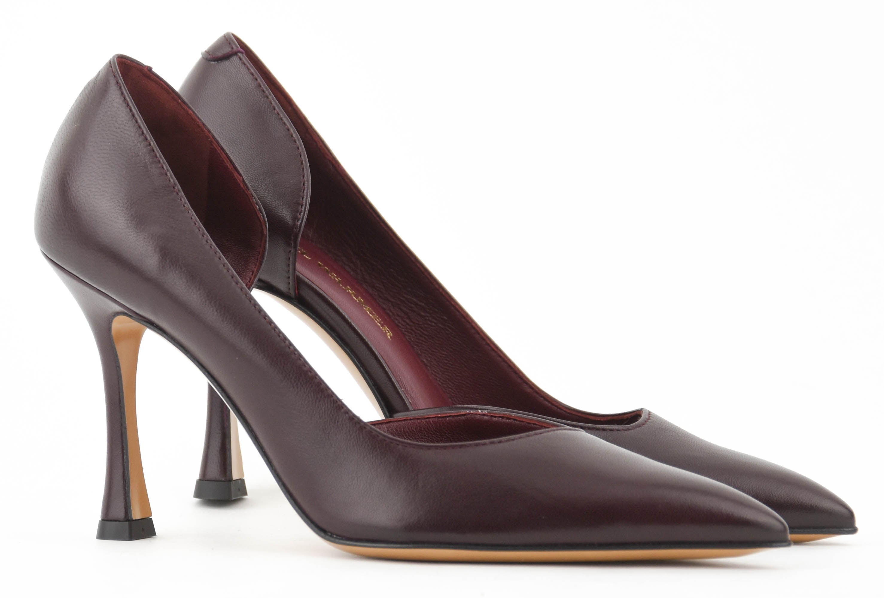 PAUL WARMER D'ORSAY PUMP NAPPA BURGUNDY