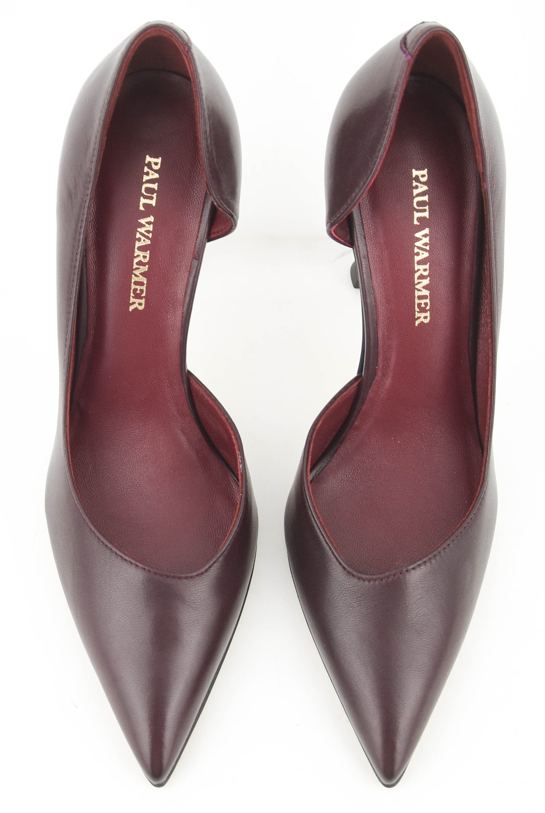 PAUL WARMER D'ORSAY PUMP NAPPA BURGUNDY