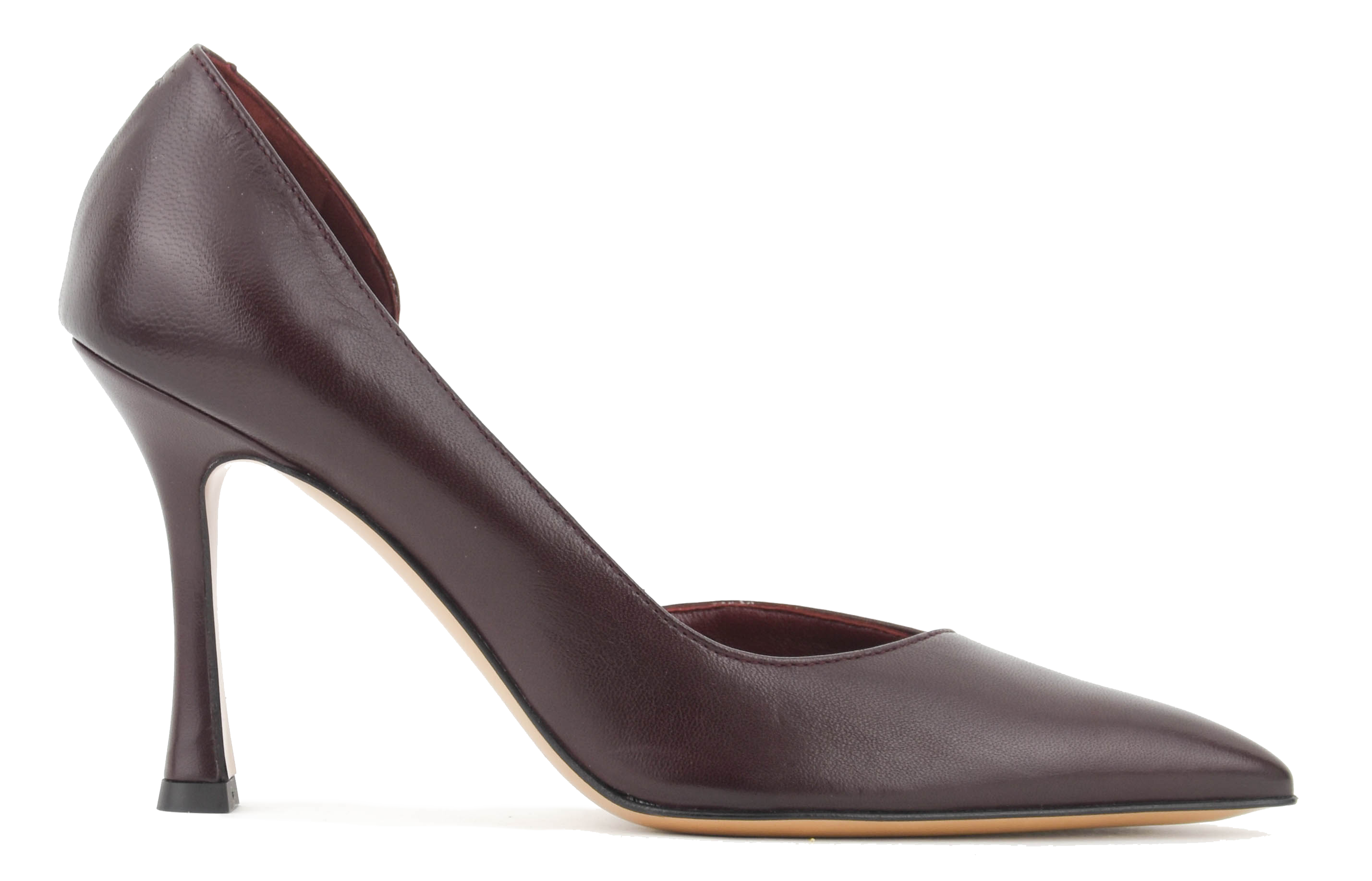 PAUL WARMER D'ORSAY PUMP NAPPA BURGUNDY
