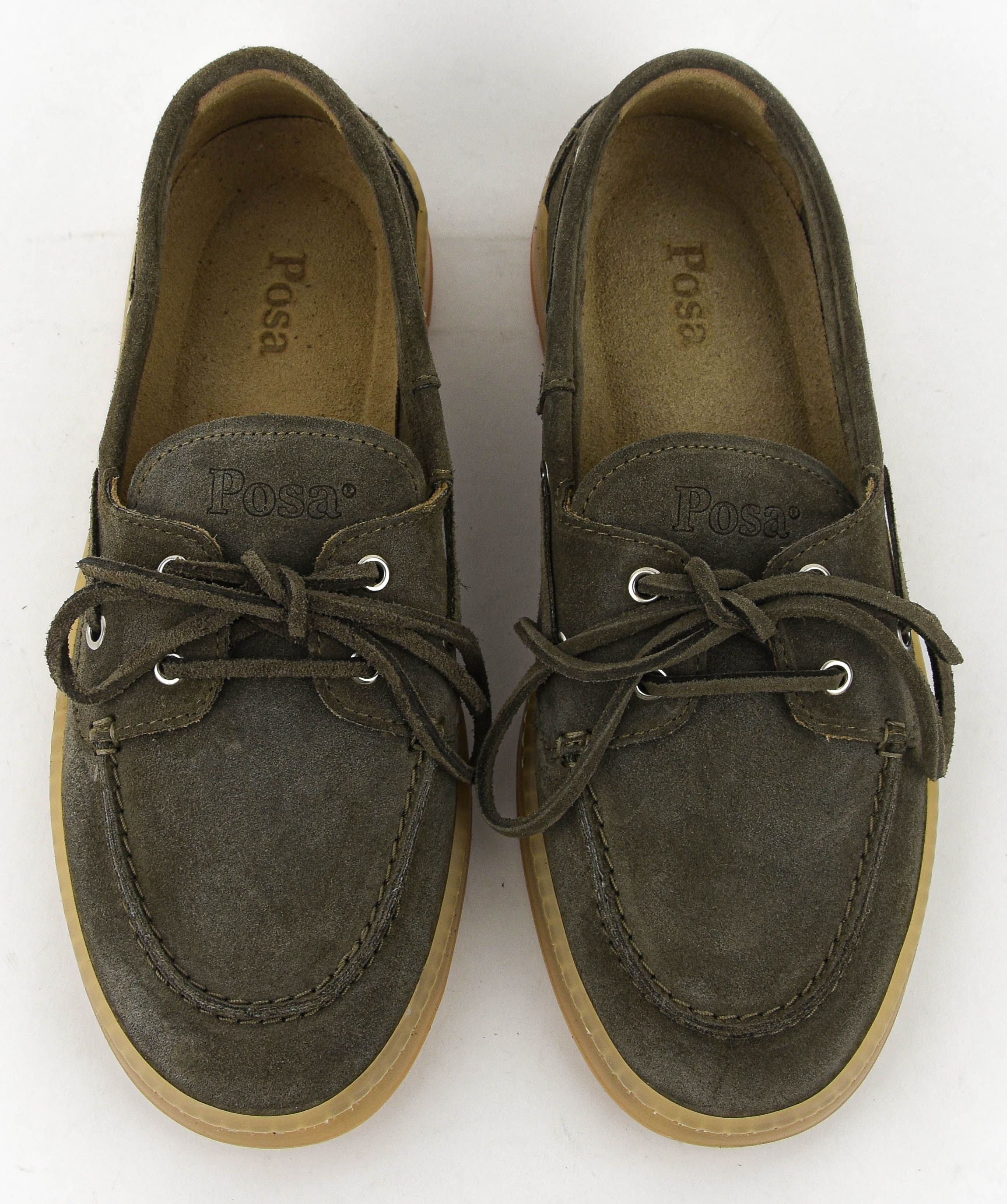 POSA BOATLOAFER MAN KAKI SUEDE