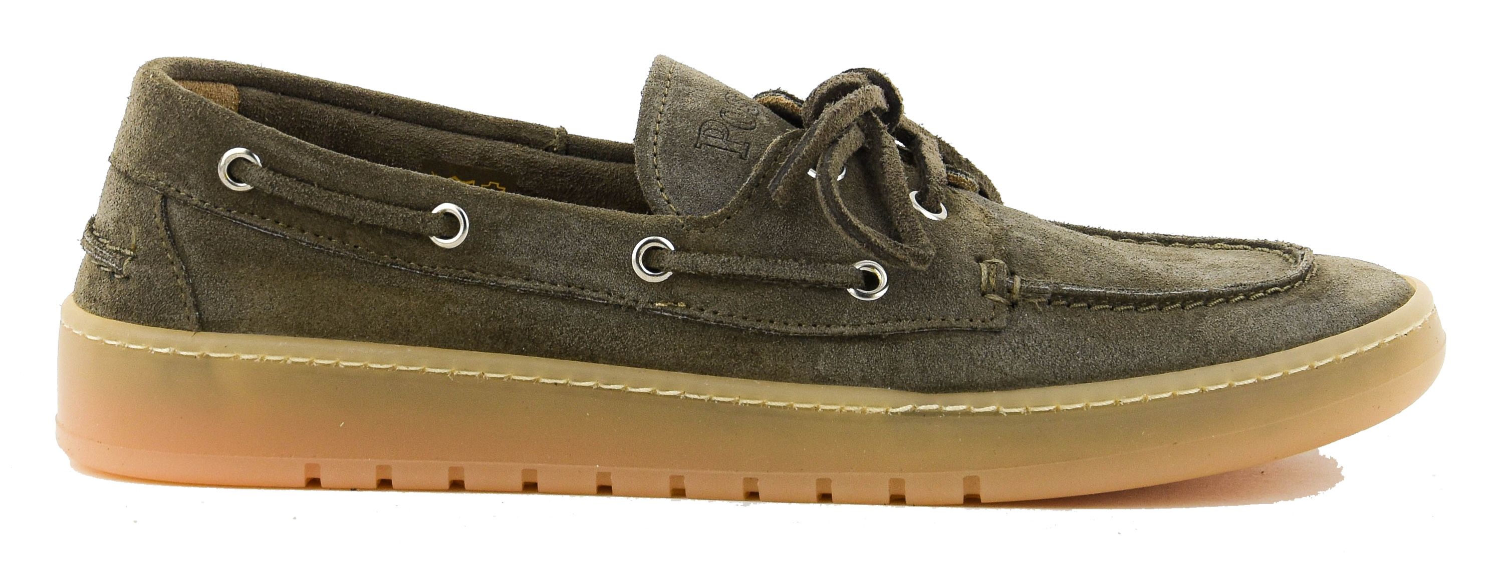 POSA BOATLOAFER MAN KAKI SUEDE