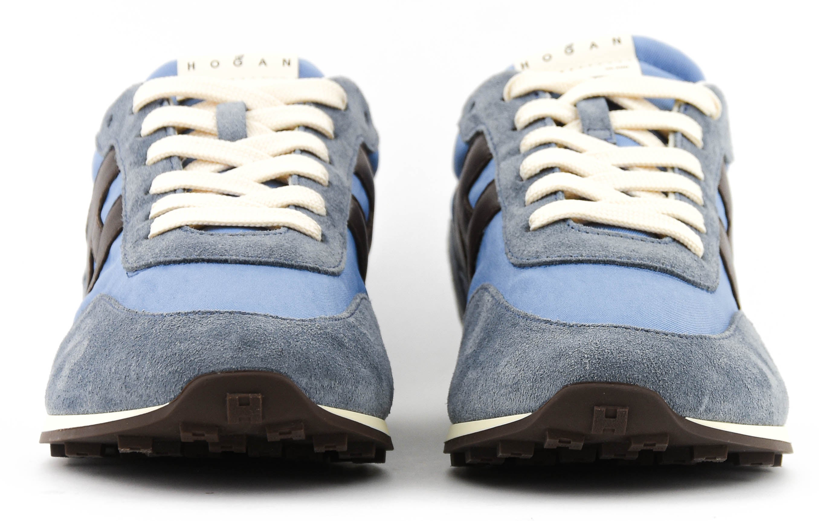 HOGAN ATHLETIC SNEAKER BLUE BROWN