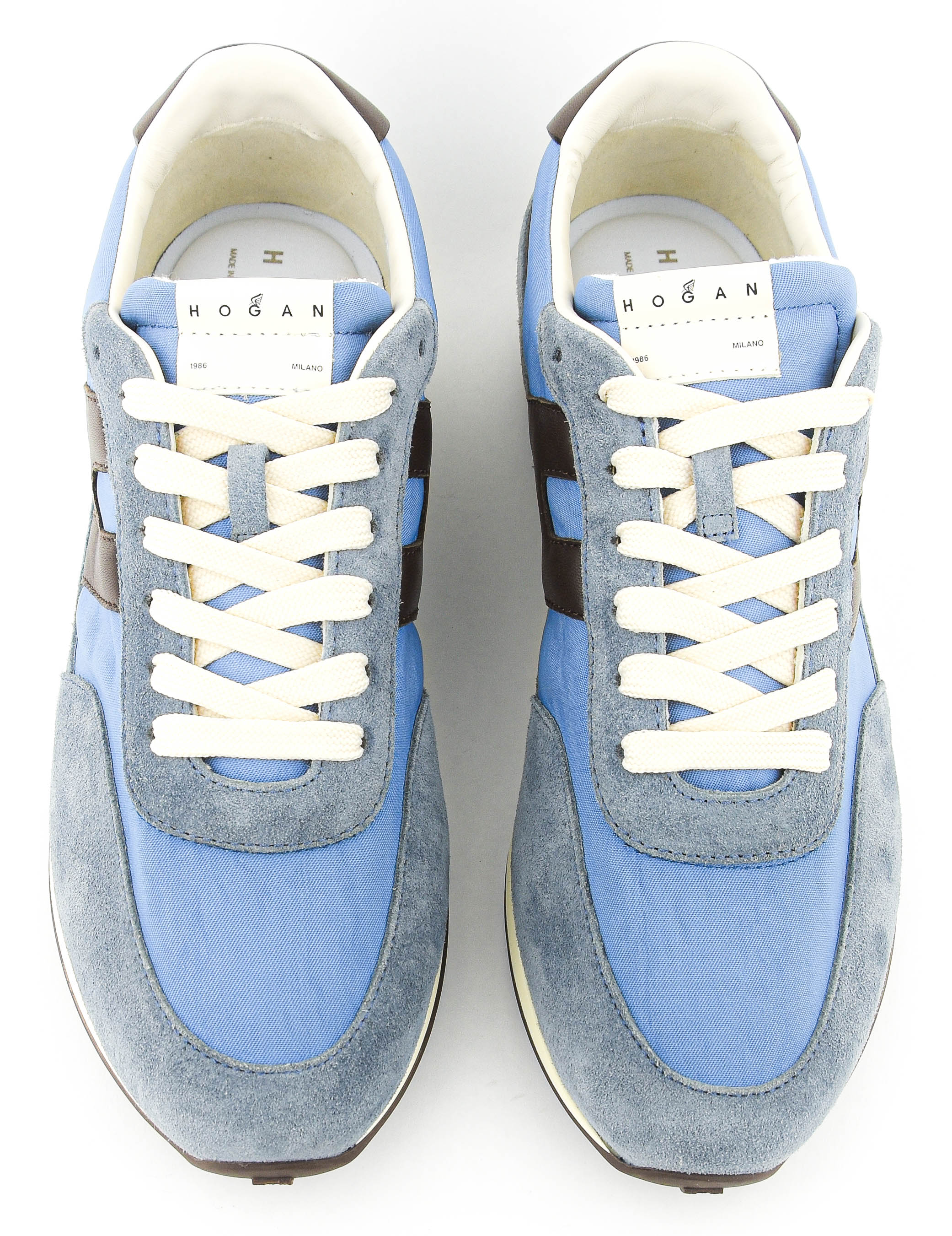 HOGAN ATHLETIC SNEAKER BLUE BROWN