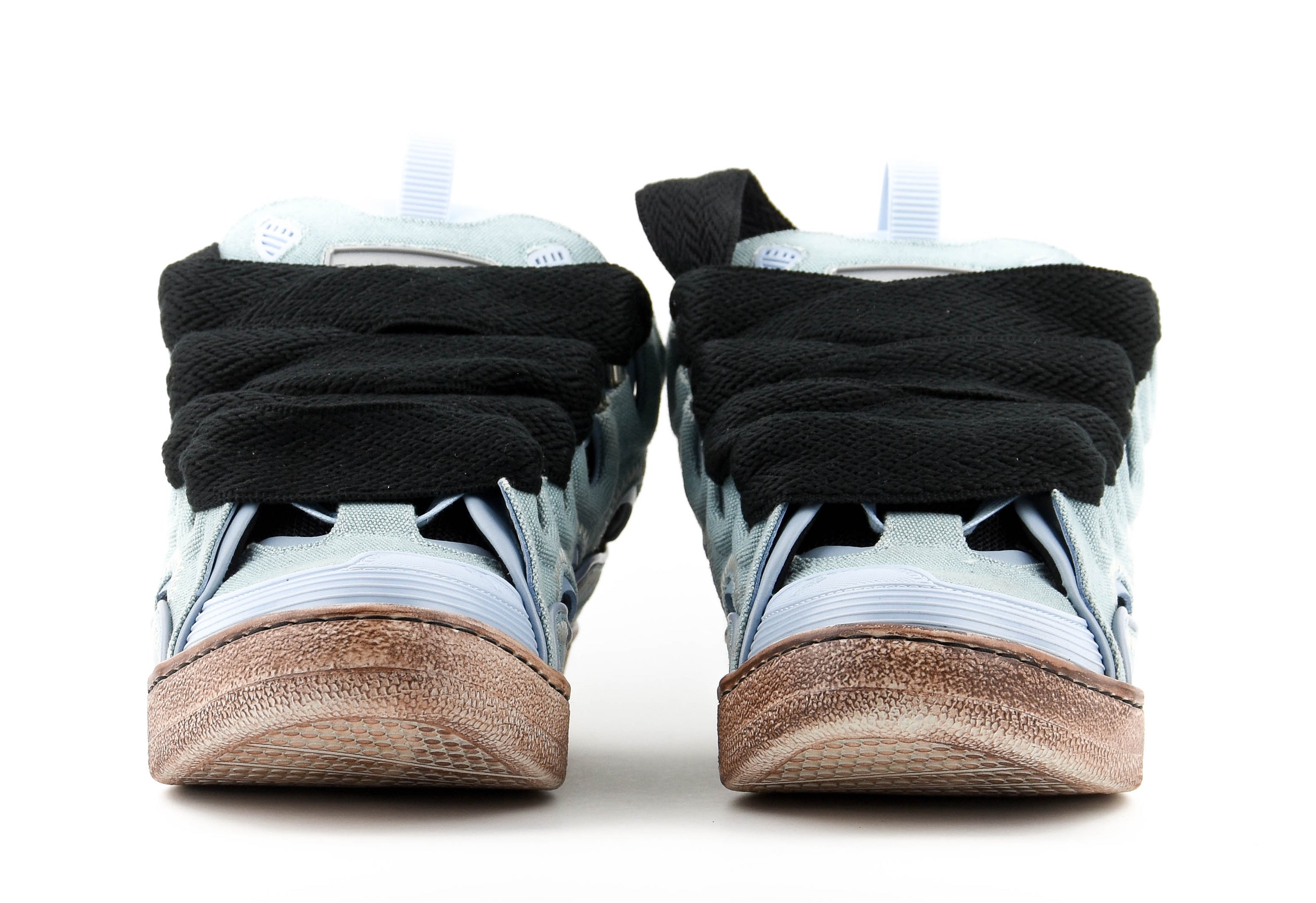 LANVIN CURB SNEAKER CANVAS BLUE