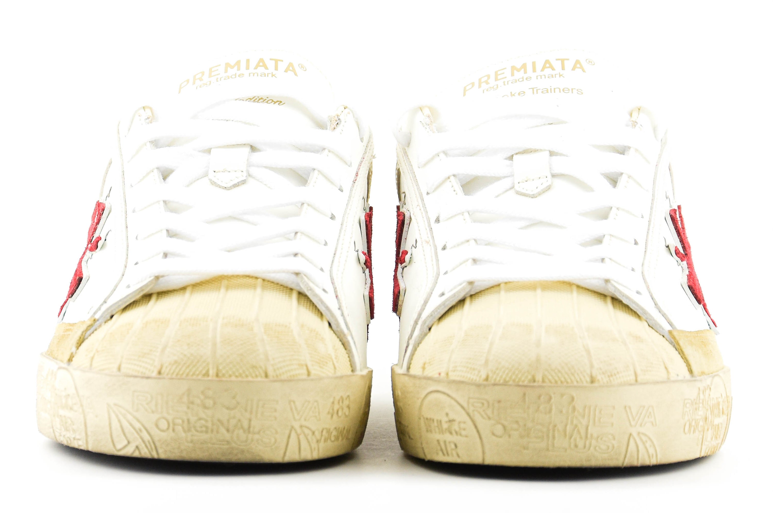 PREMIATA STEVEN SNEAKER WHITE RED