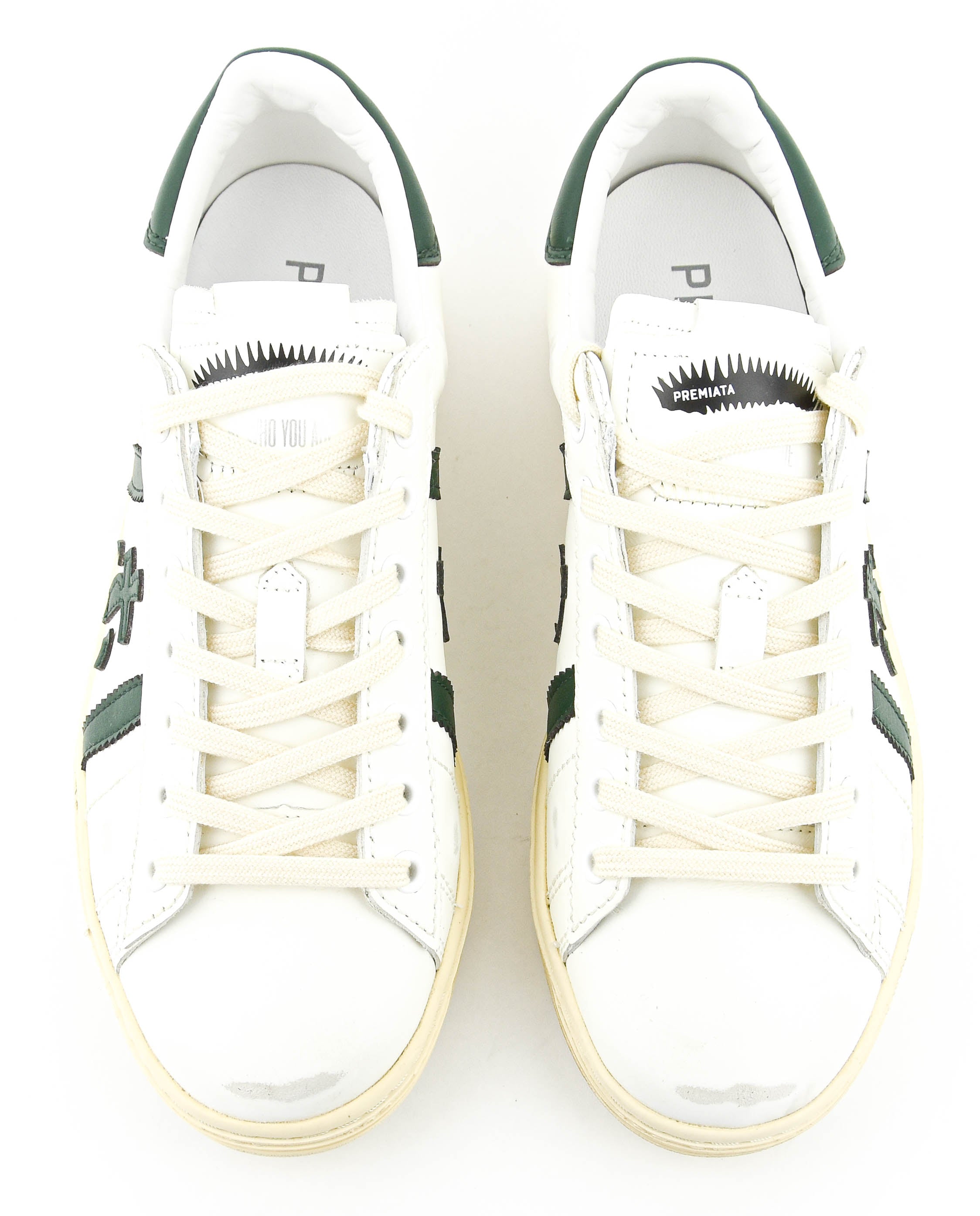 PREMIATA RUSSEL SNEAKER WHITE GREEN