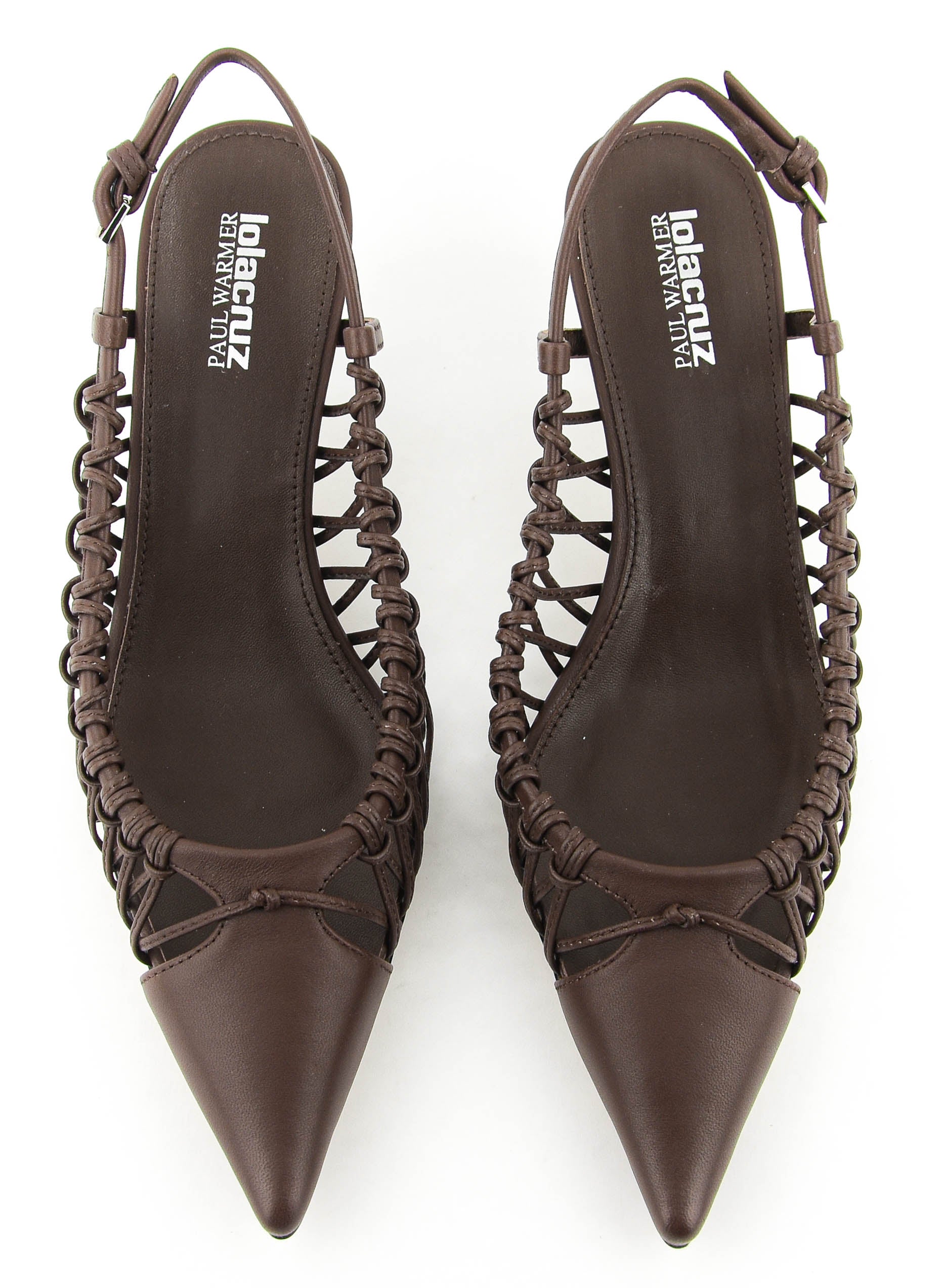 LOLA CRUZ LULU PUMP 6 BROWN