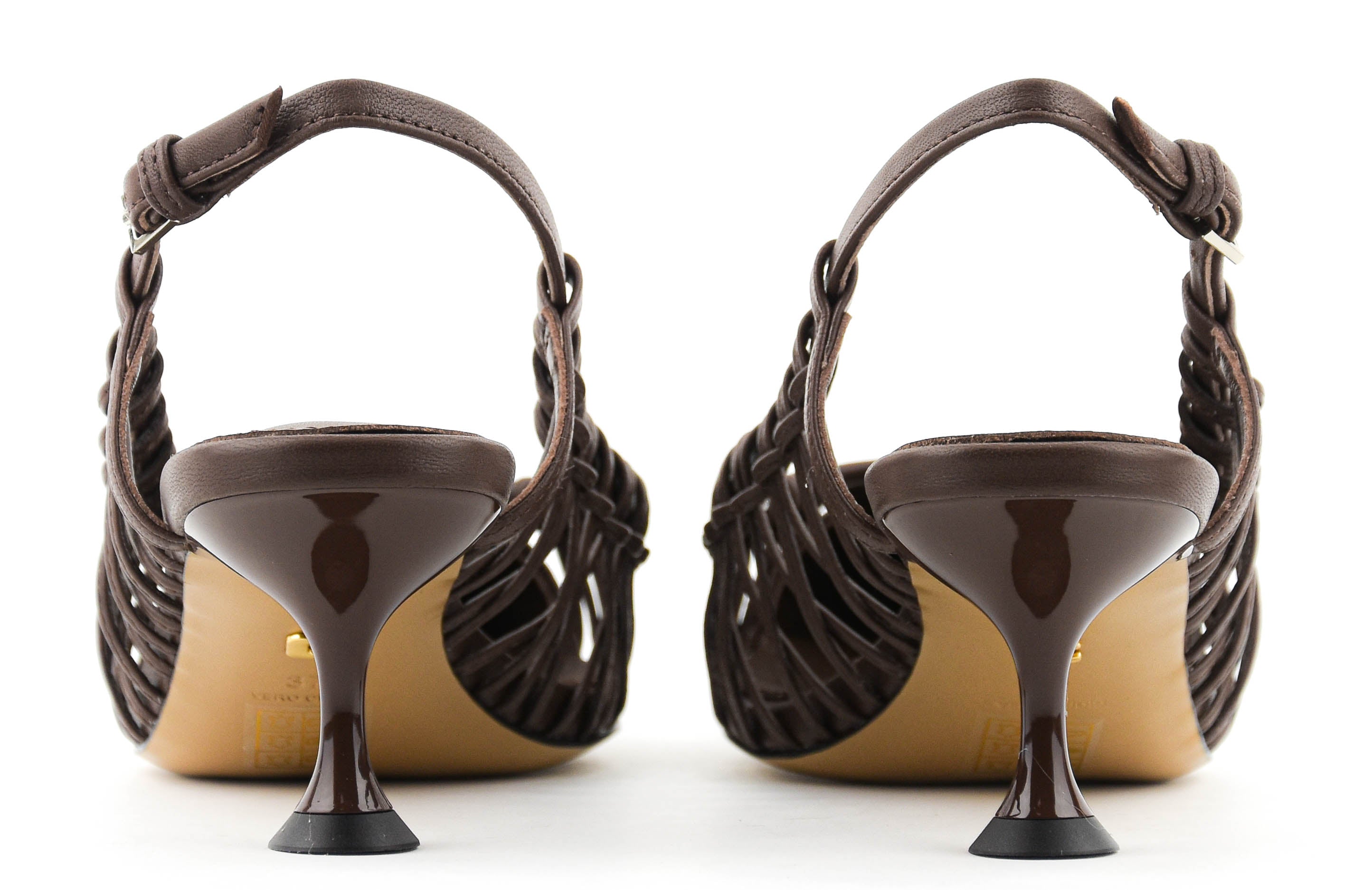 LOLA CRUZ LULU PUMP 6 BROWN