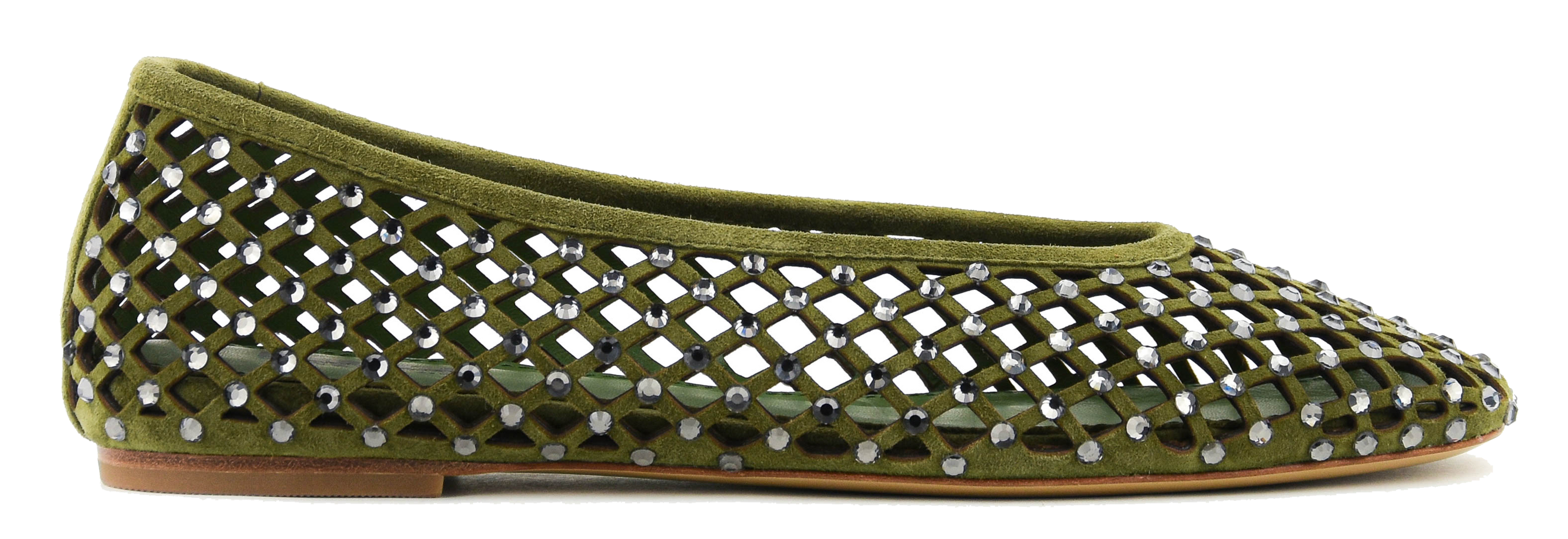 LOLA CRUZ LEONOR BALLERINA green