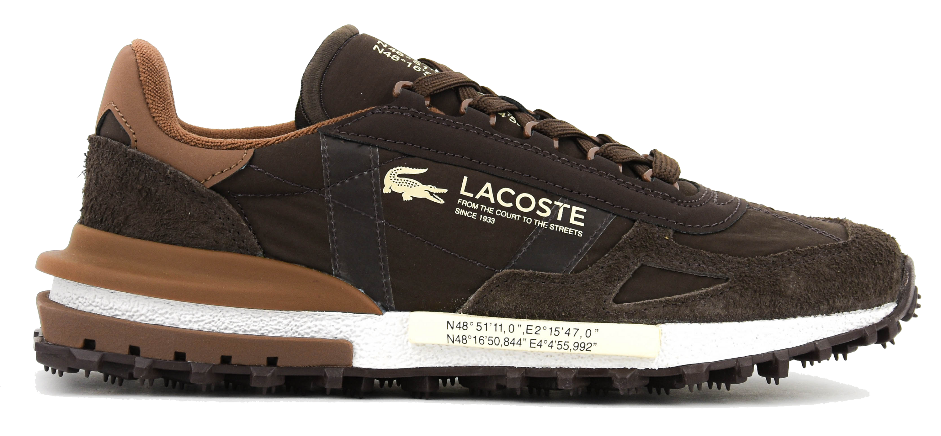 LACOSTE ELIE ACTIVE SNEAKER DARK brown