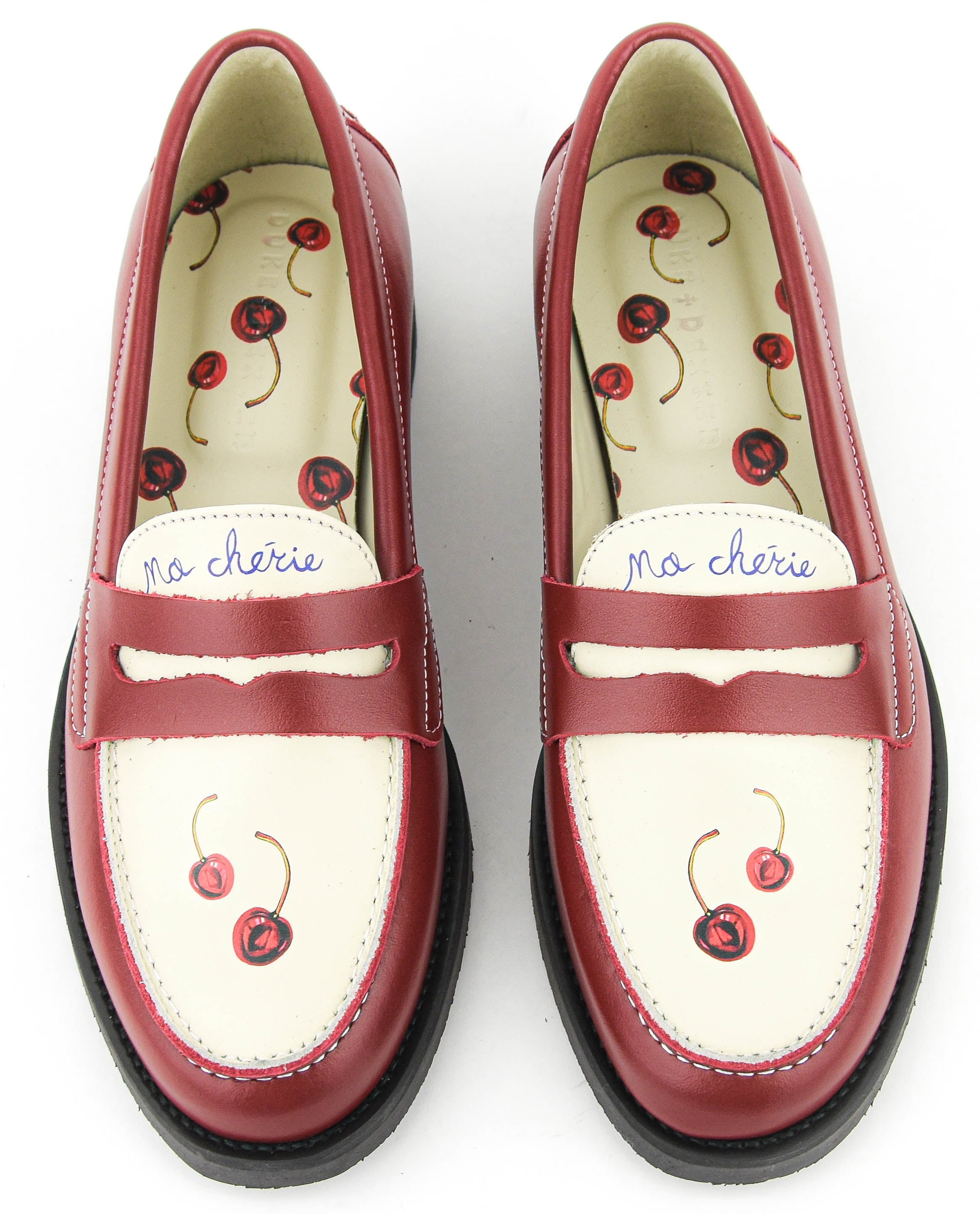DUKE&DEXTER PENNY LOAFER WILDE CHERRY