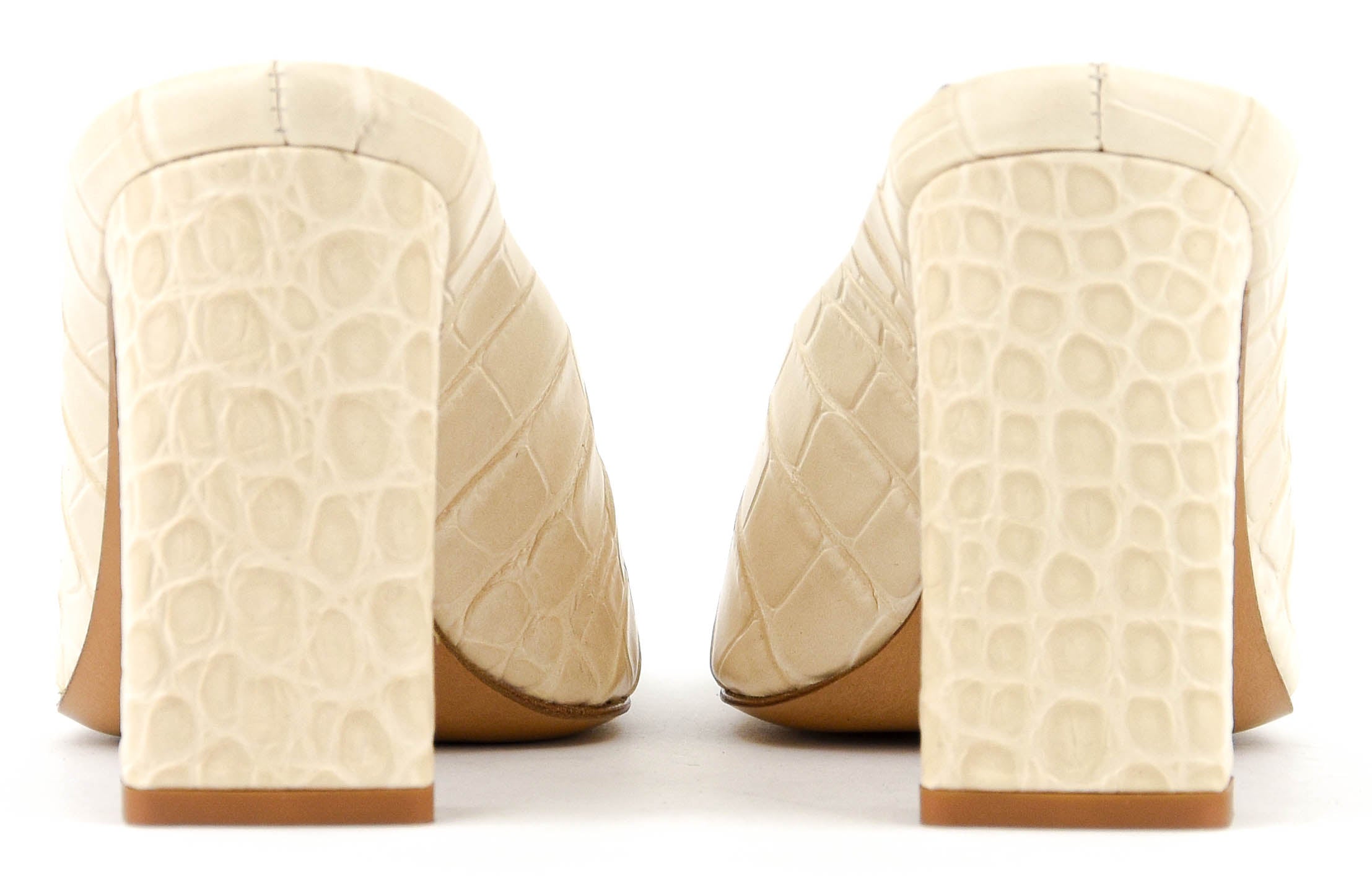 PAULWARMER LIVIA MULE OFFWHITE CROC 95