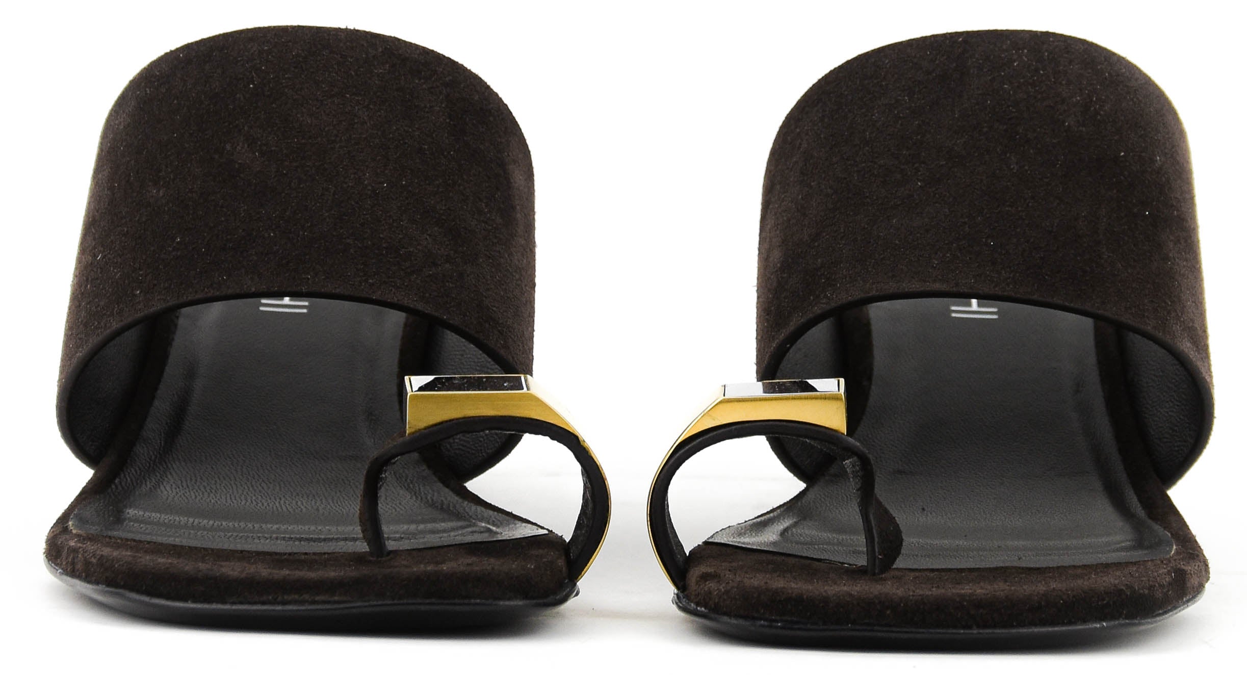 ELENA IACHI RING SANDAL BROWN/GOLD