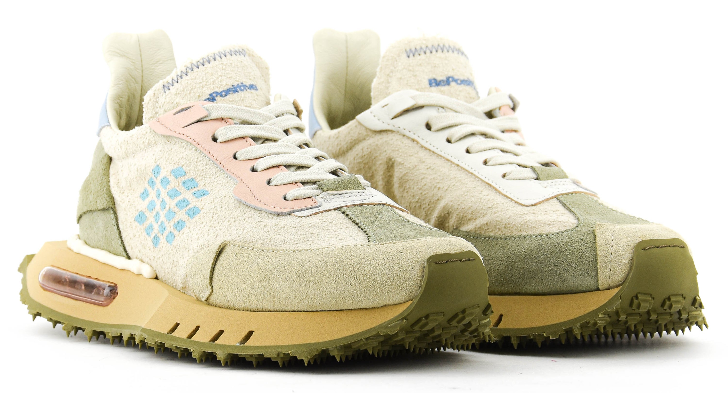 BE+ RACE SNEAKER STONE GREEN