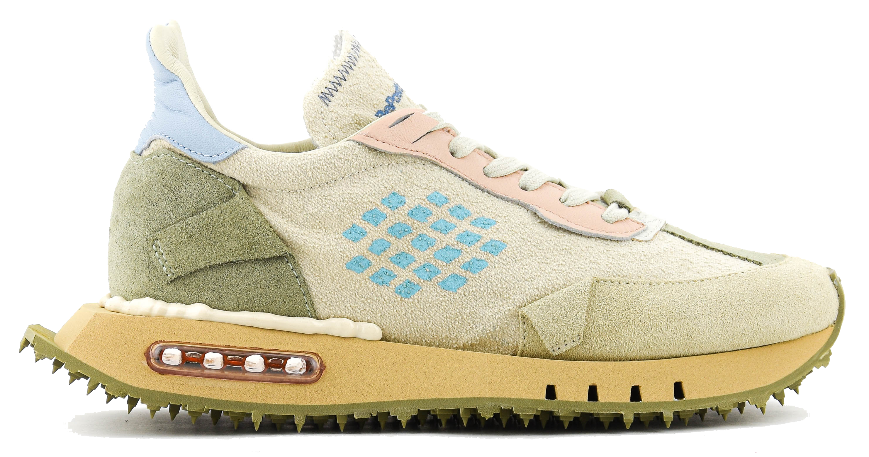 BE+ RACE SNEAKER STONE GREEN