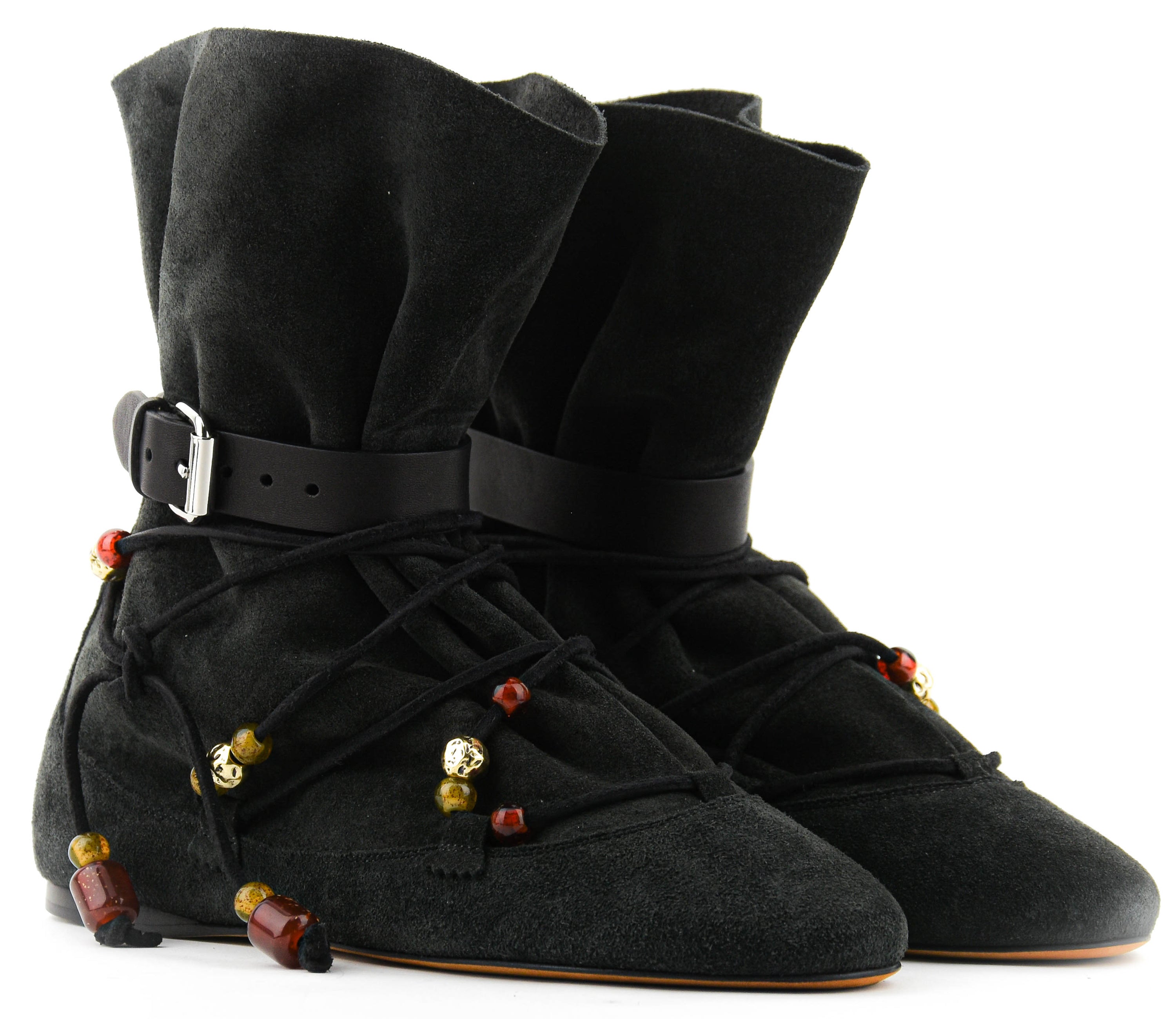 ISABEL MARANT LETIZ BOOTS OFF BLACK