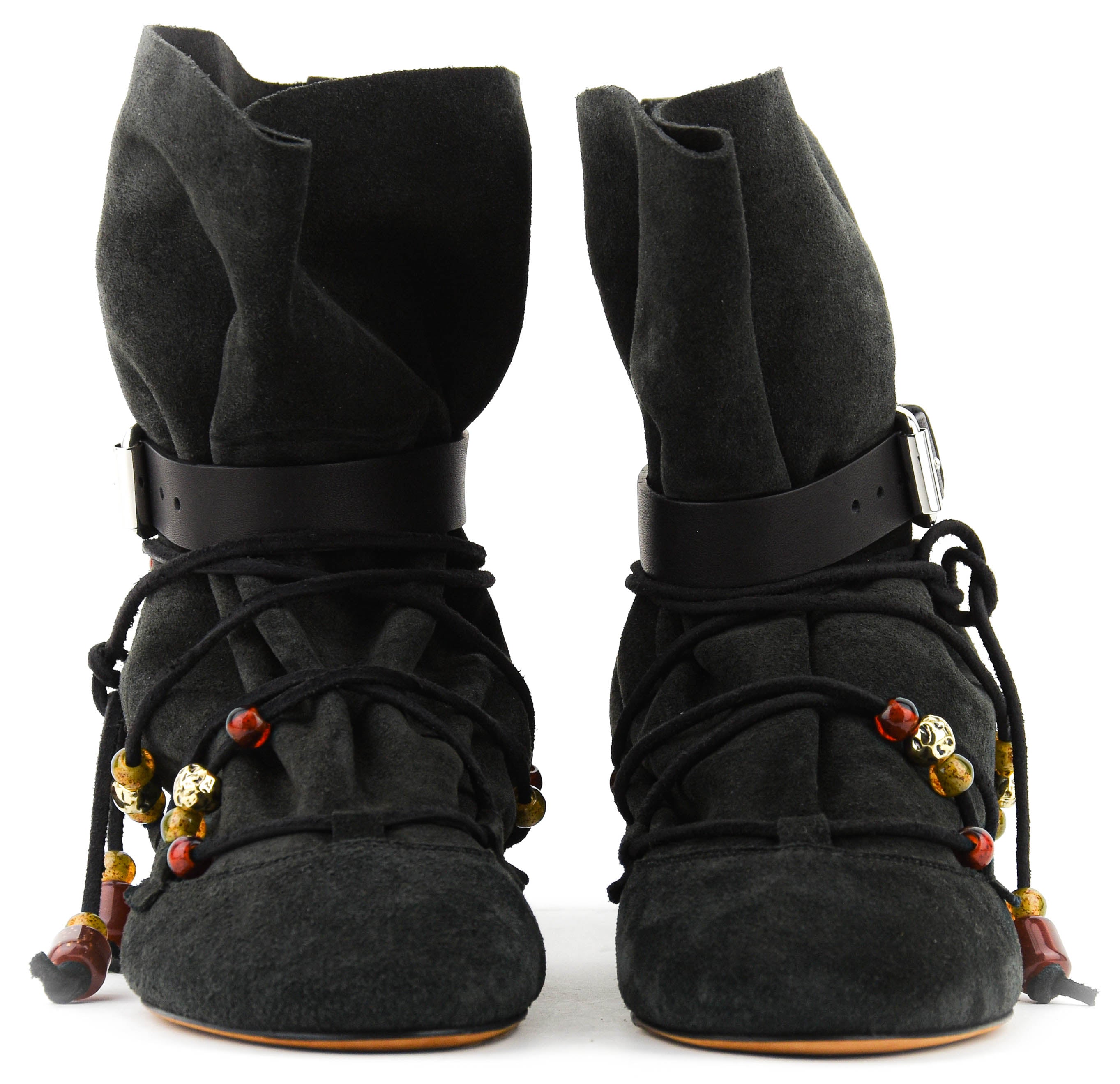 ISABEL MARANT LETIZ BOOTS OFF BLACK