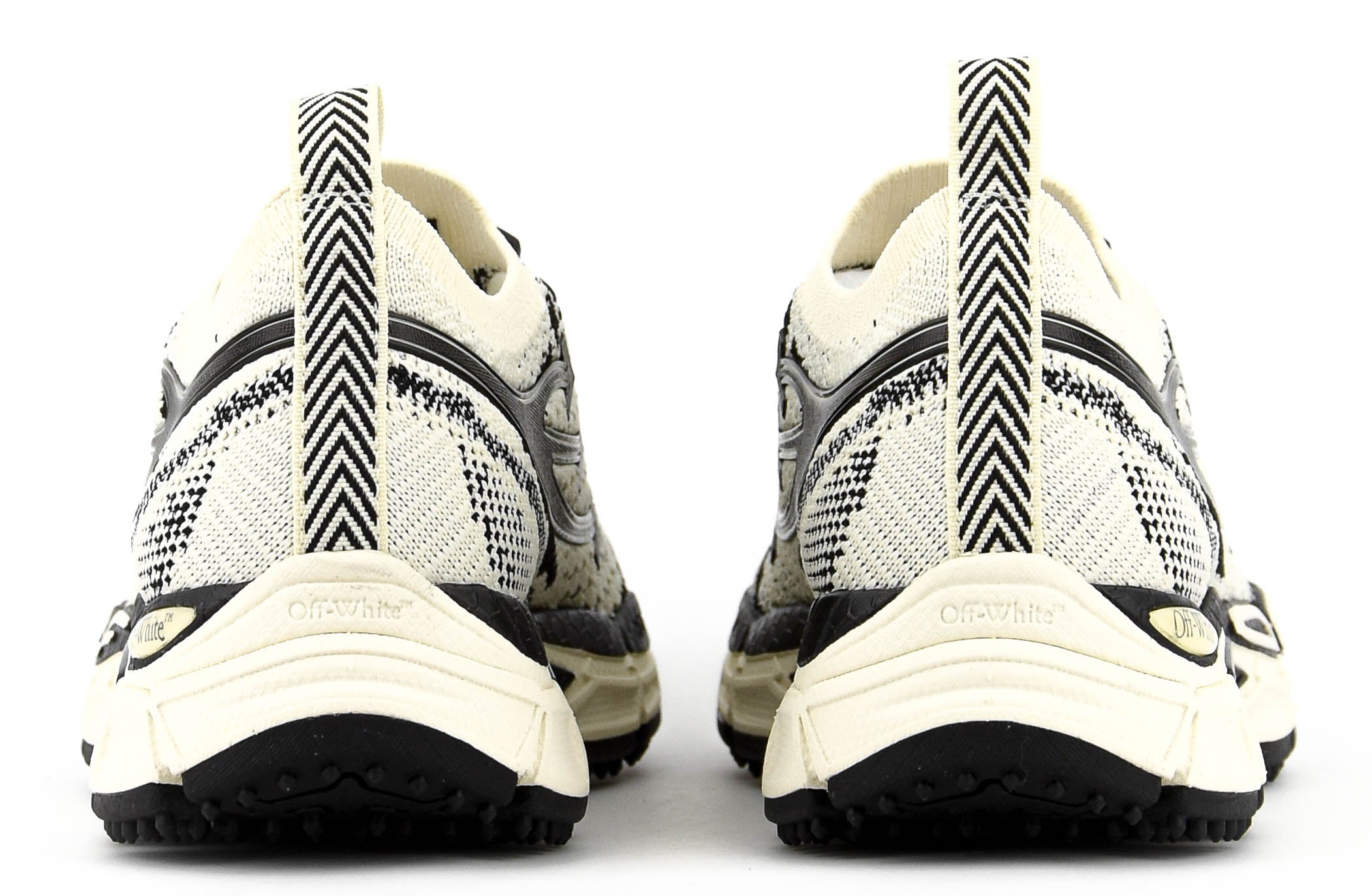 OFF WHITE BE RIGHT BACK SAND/BLACK KNITTED