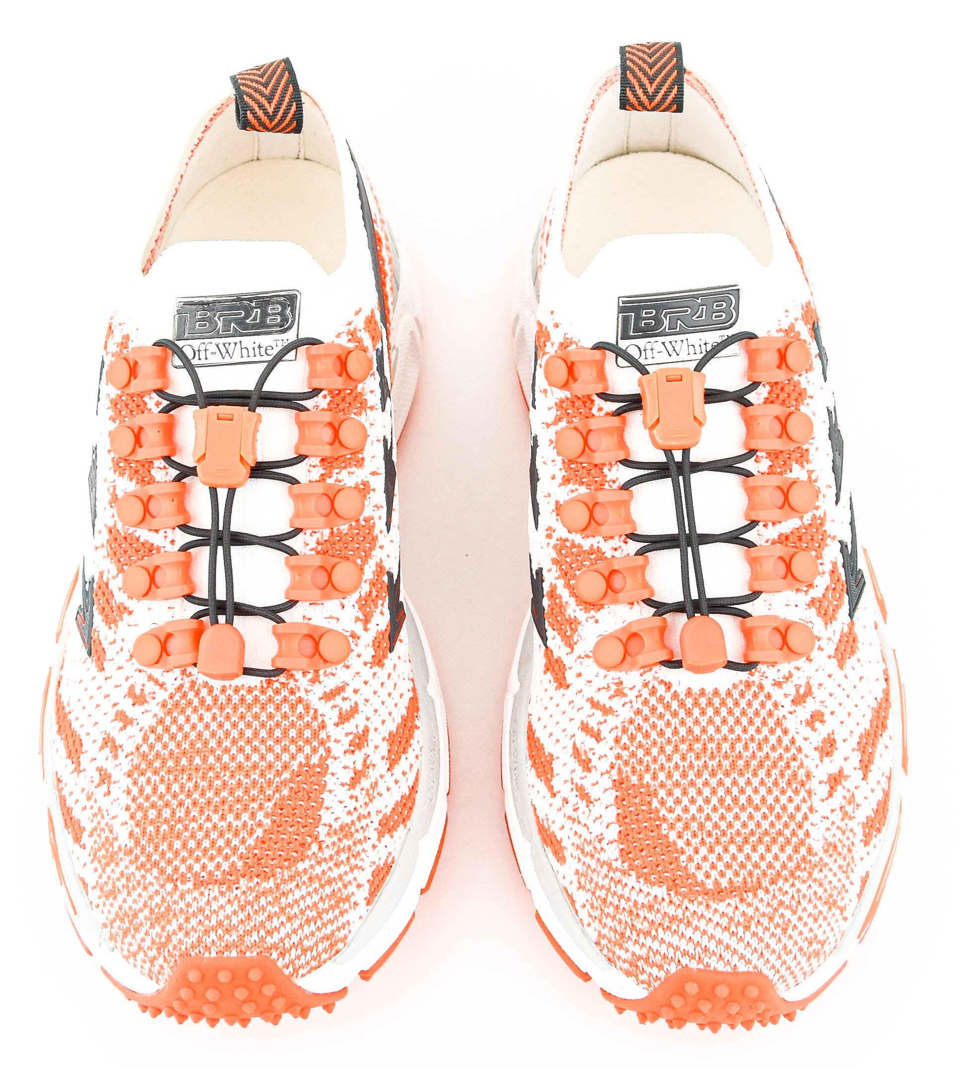 OFF WHITE BE RIGHT BACK WHITE/ORANGE KNITTED