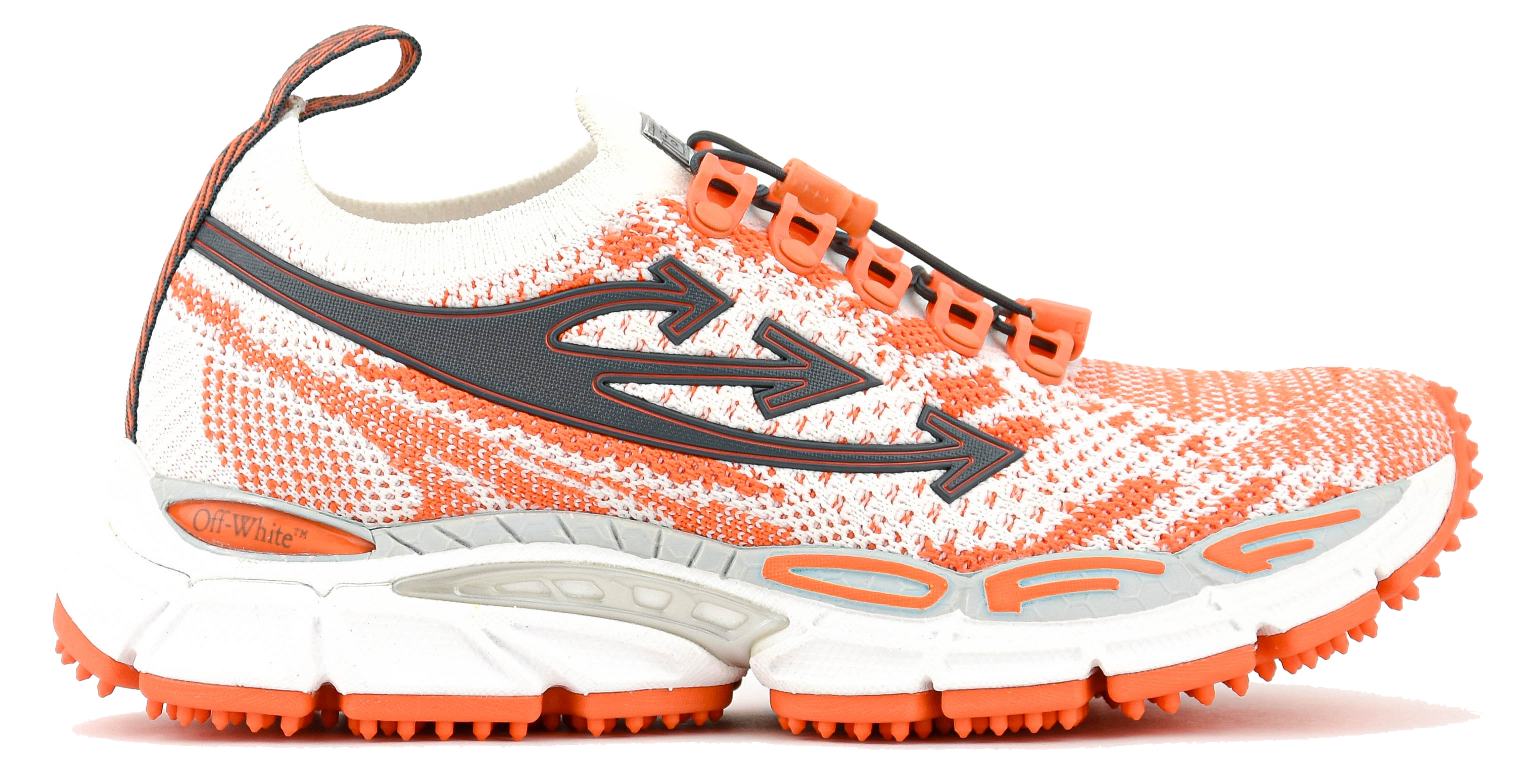 OFF WHITE BE RIGHT BACK WHITE/ORANGE KNITTED