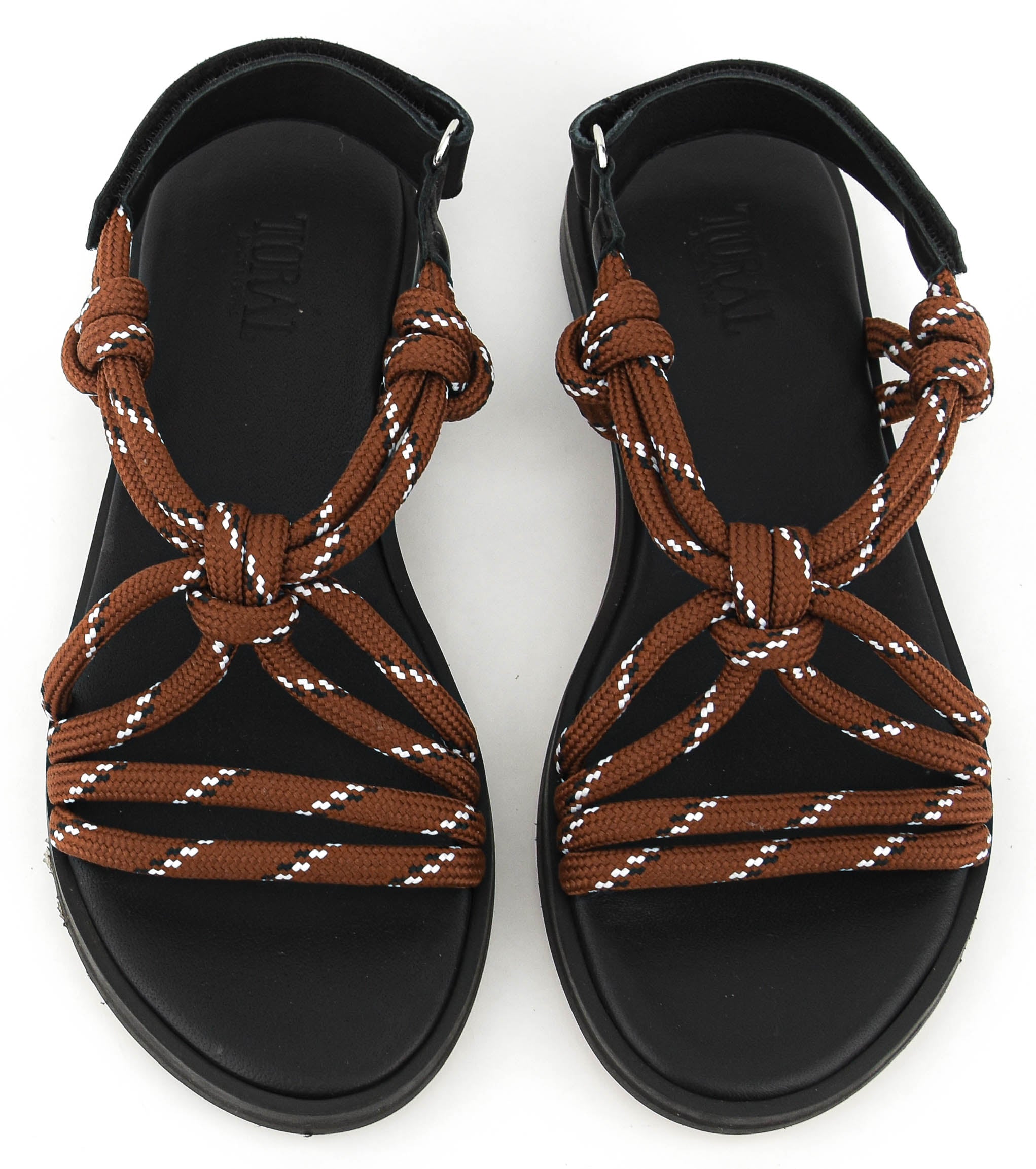 TORAL DEVON ROPE SANDAL BROWN