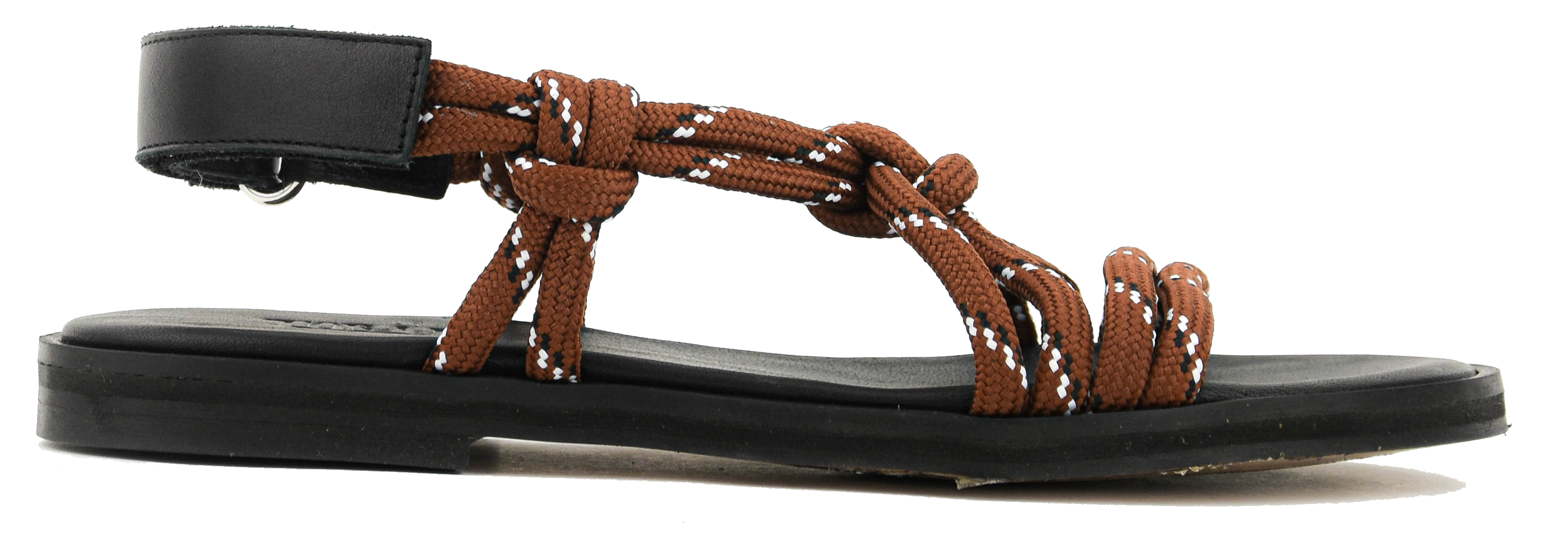 TORAL DEVON ROPE SANDAL BROWN