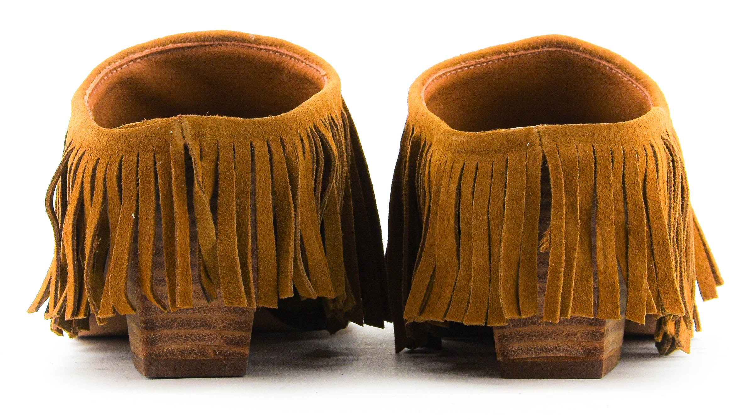 TORAL DAWA WESTERN MULE FRANGES TAN