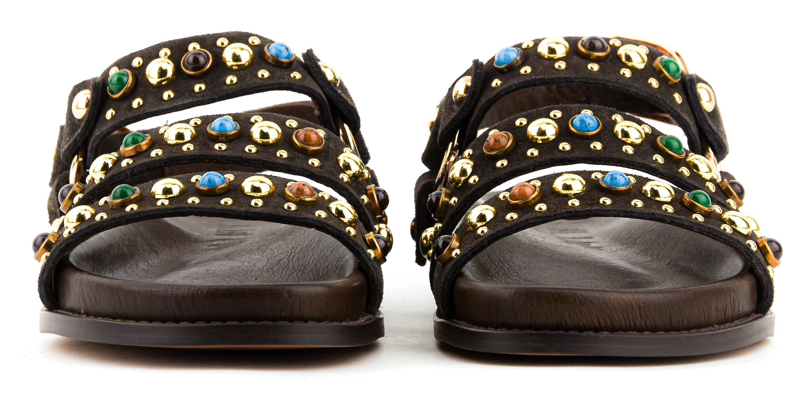 BIBI LOU LINDAR ETNIC SANDAL DARK BROWN