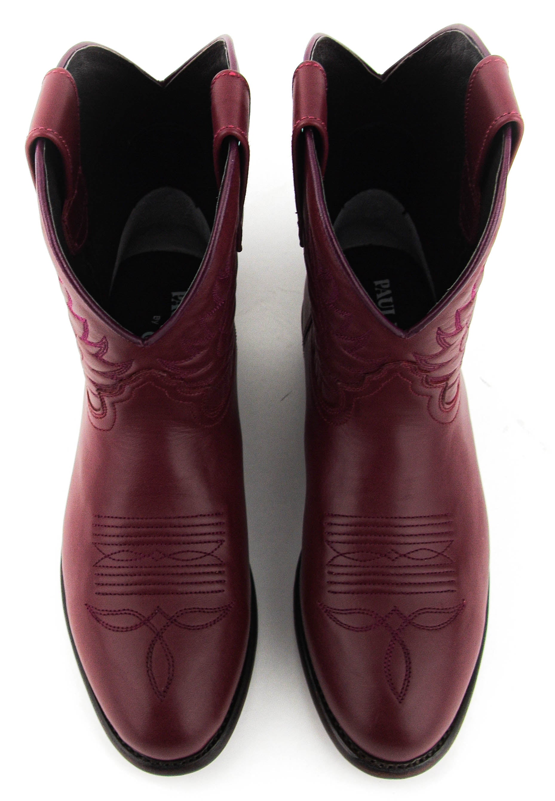PAUL WARMER KANSAS BOOT WESTERN BURGUNDY