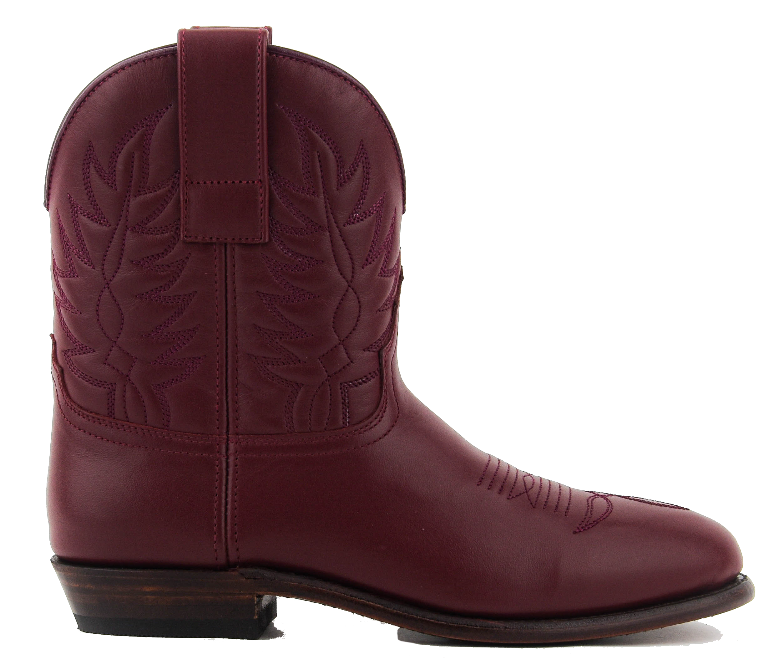 PAUL WARMER KANSAS BOOT WESTERN BURGUNDY
