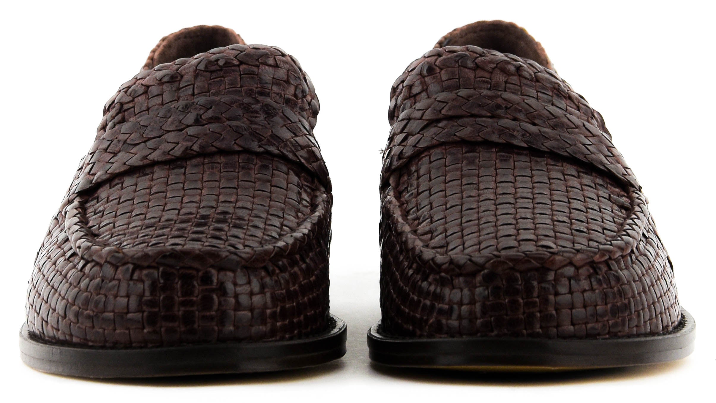 POEVE LOAFER WOVEN BROWN