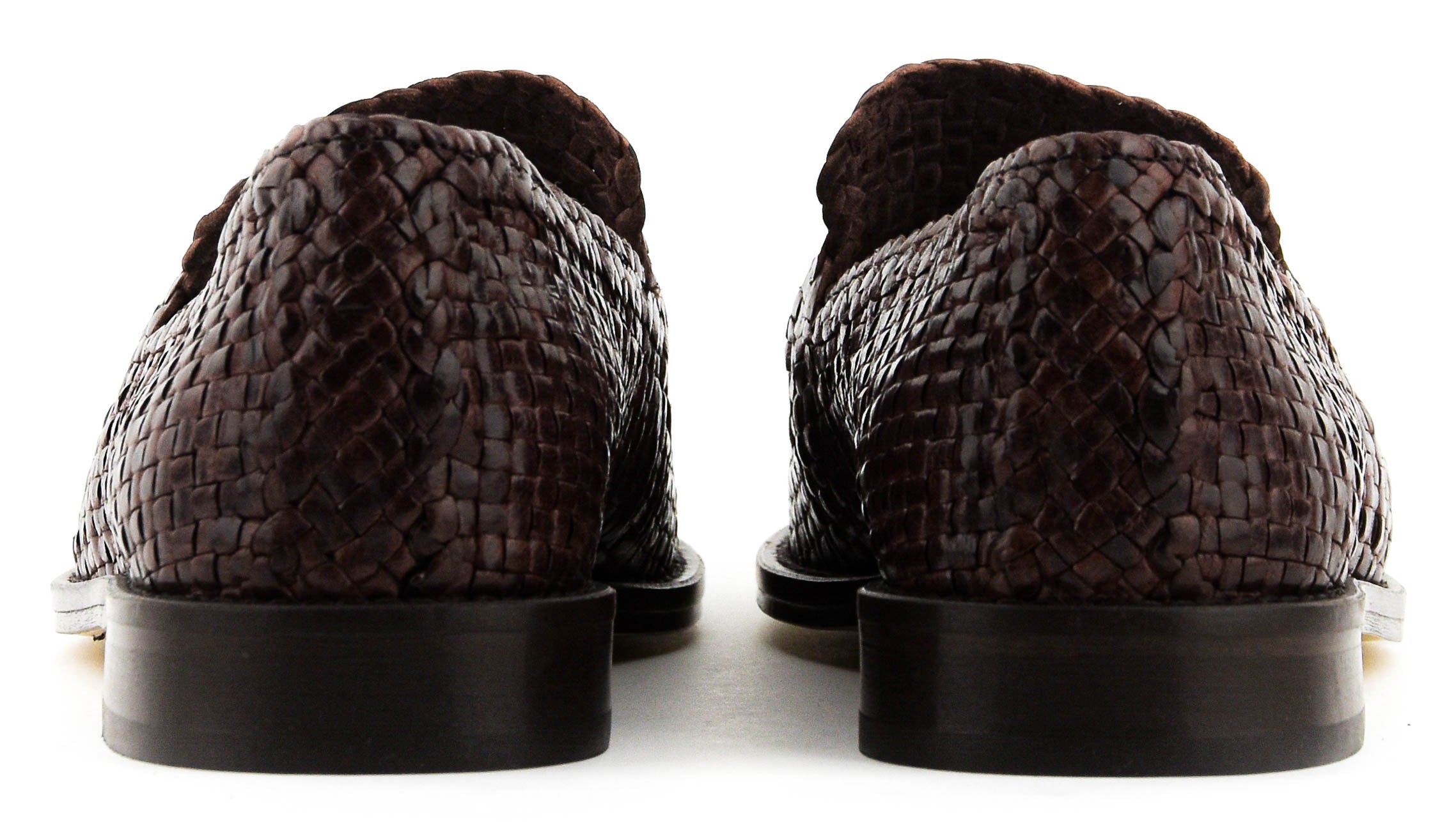POEVE LOAFER WOVEN BROWN