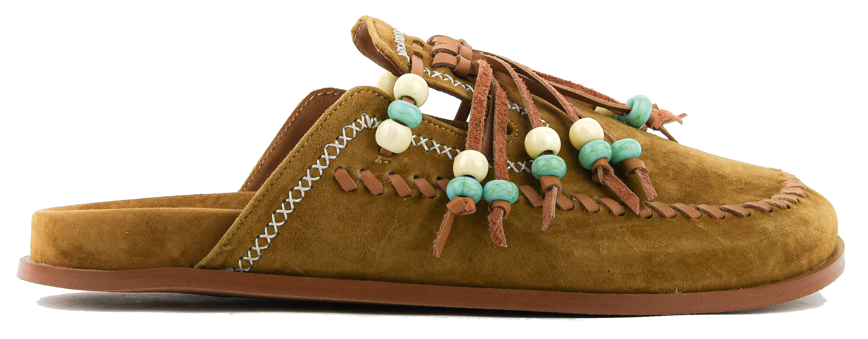 TORAL INKA BEADS SLIDE CAMEL
