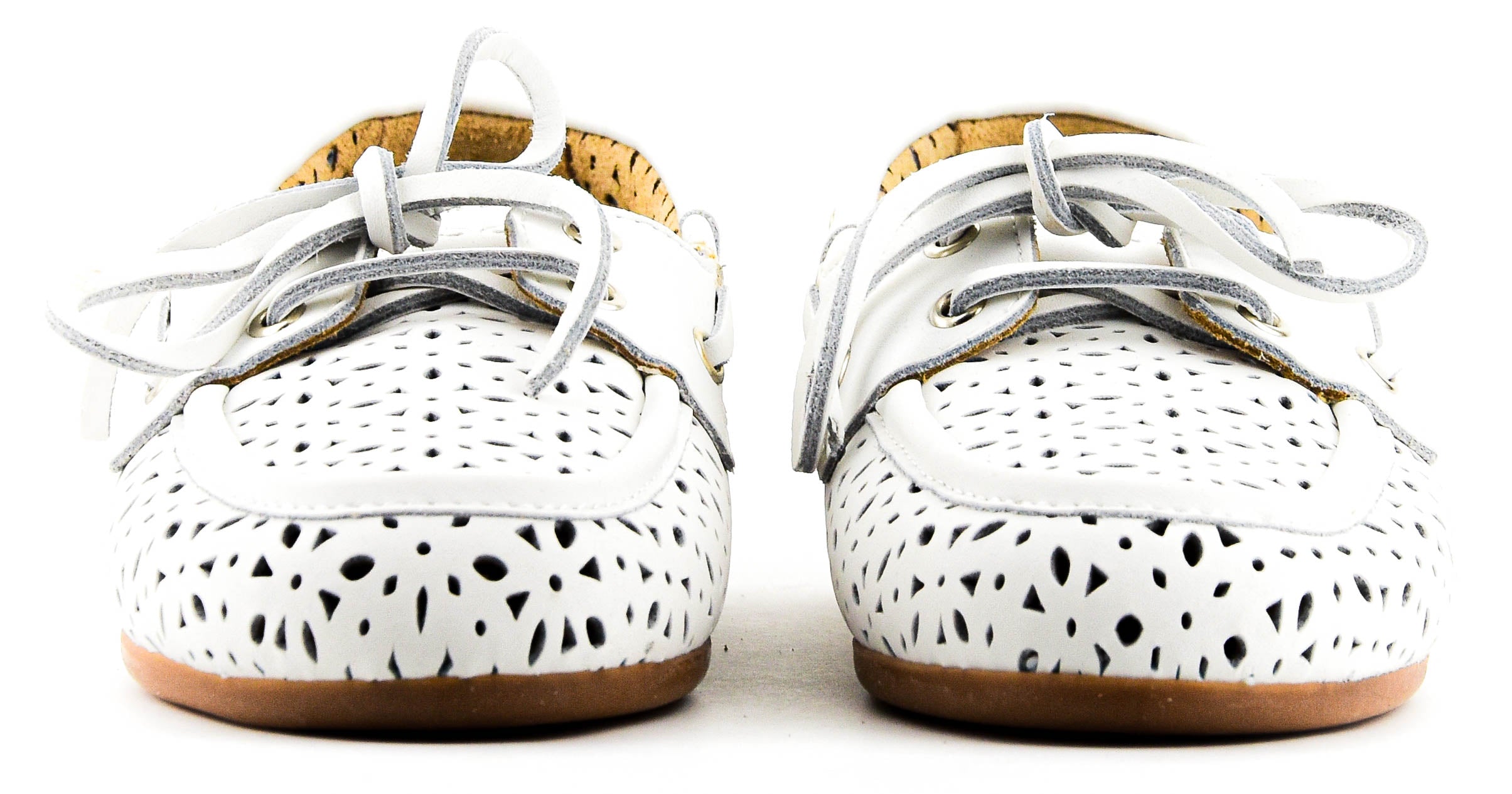 POSA BOAT LOAFER PERFORATED OFF WHITE