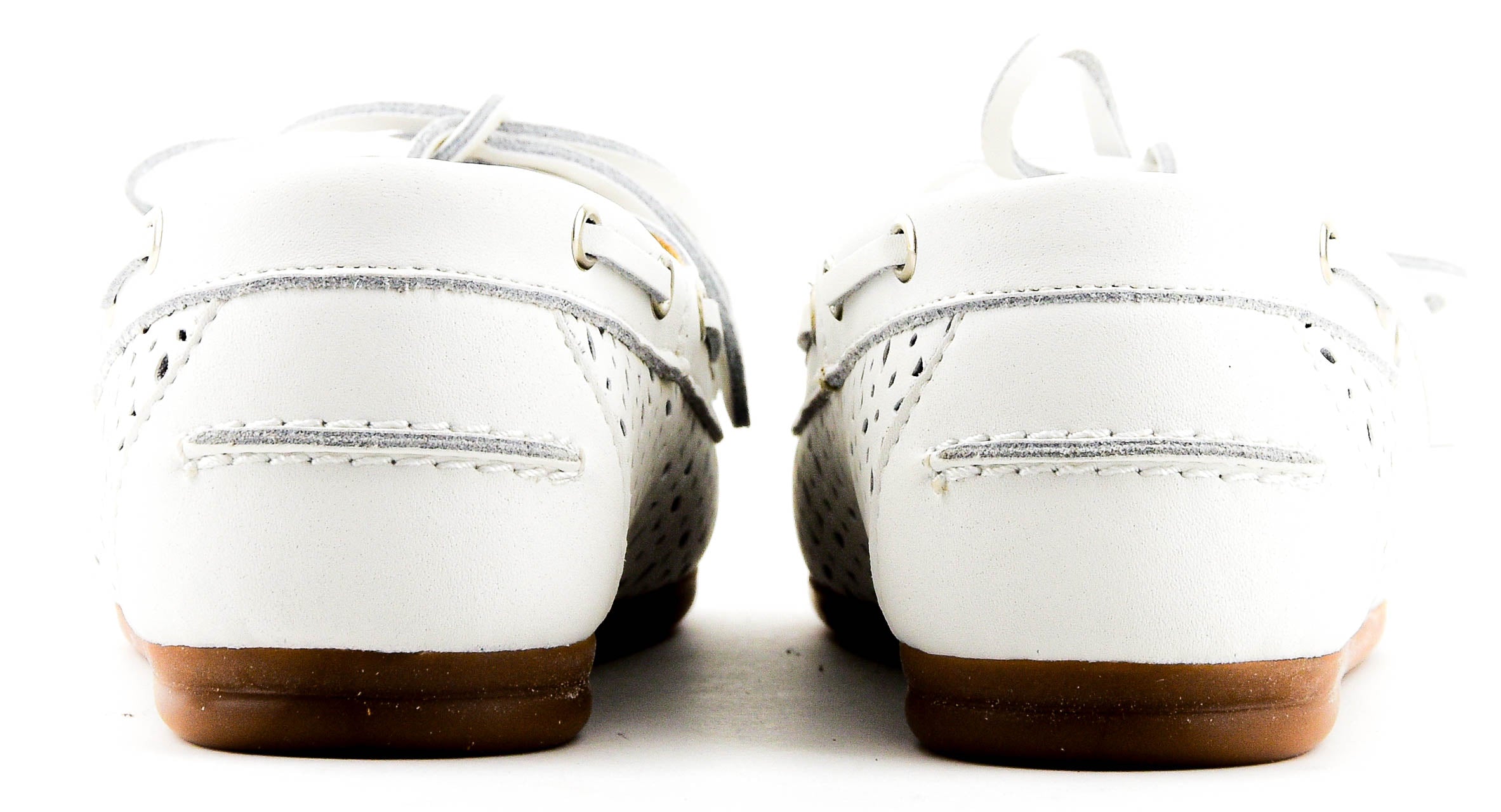 POSA BOAT LOAFER PERFORATED OFF WHITE