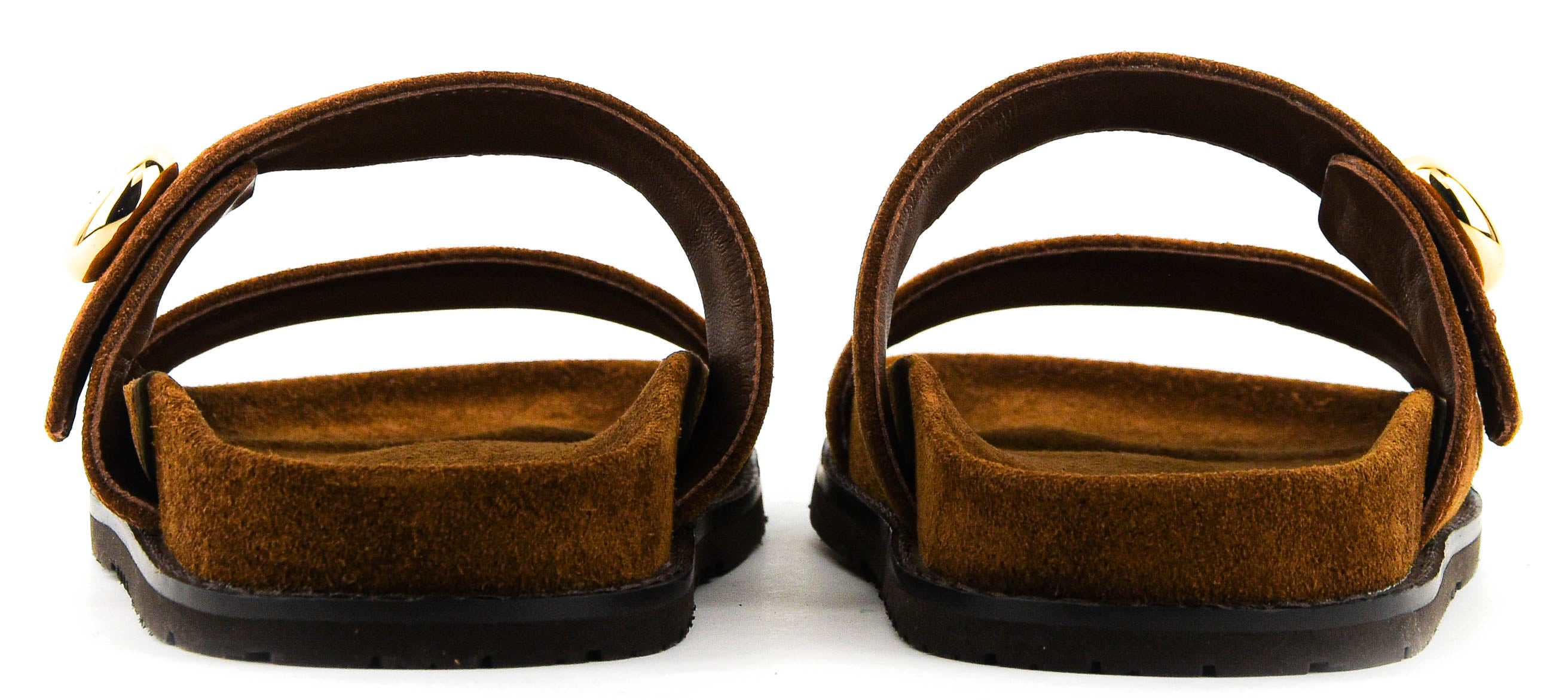 TORY BURCH ROMY SPORT SLIDE COGNAC