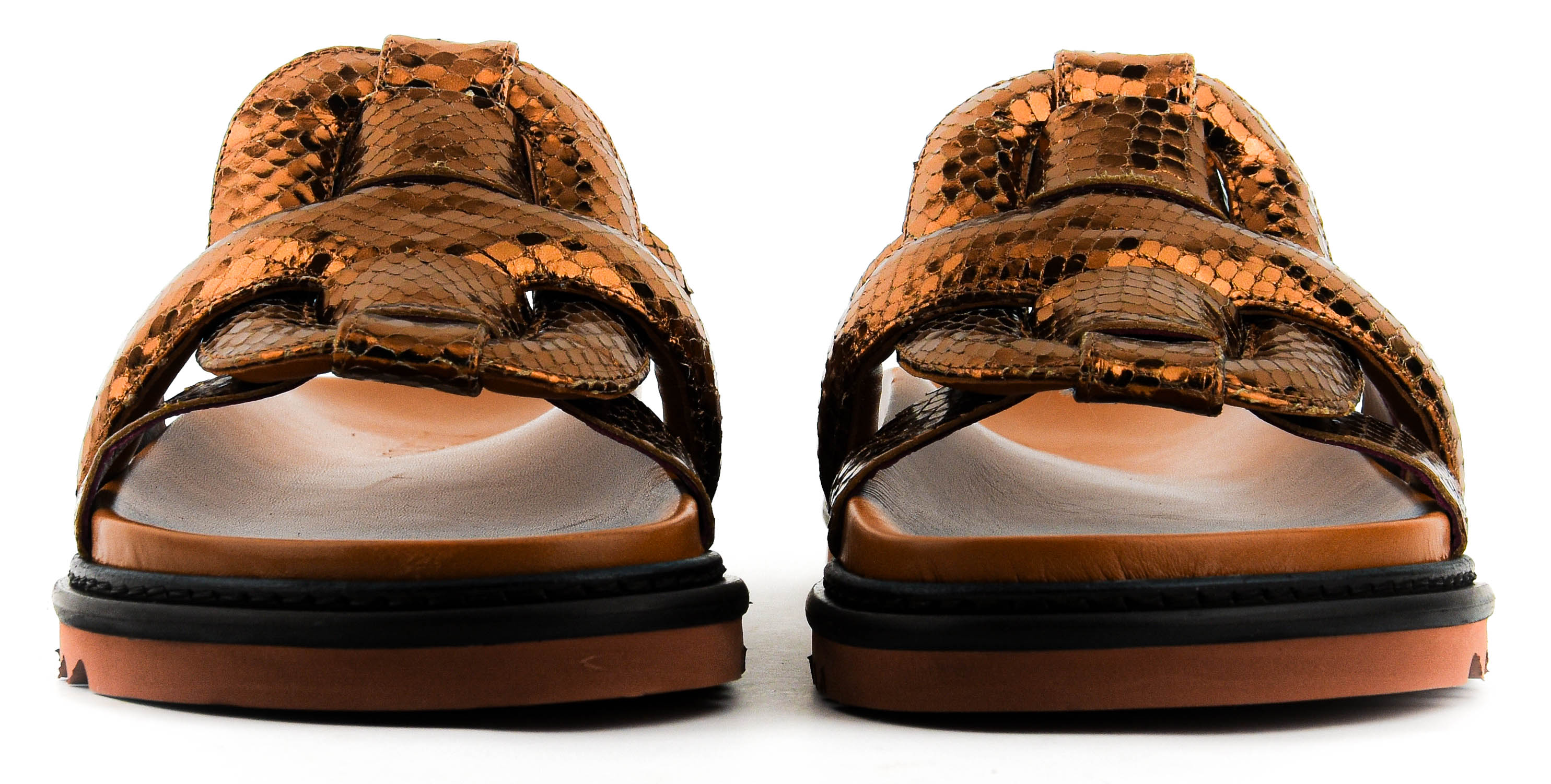 MOROBE EMILIA SANDAL FIG PYTHON