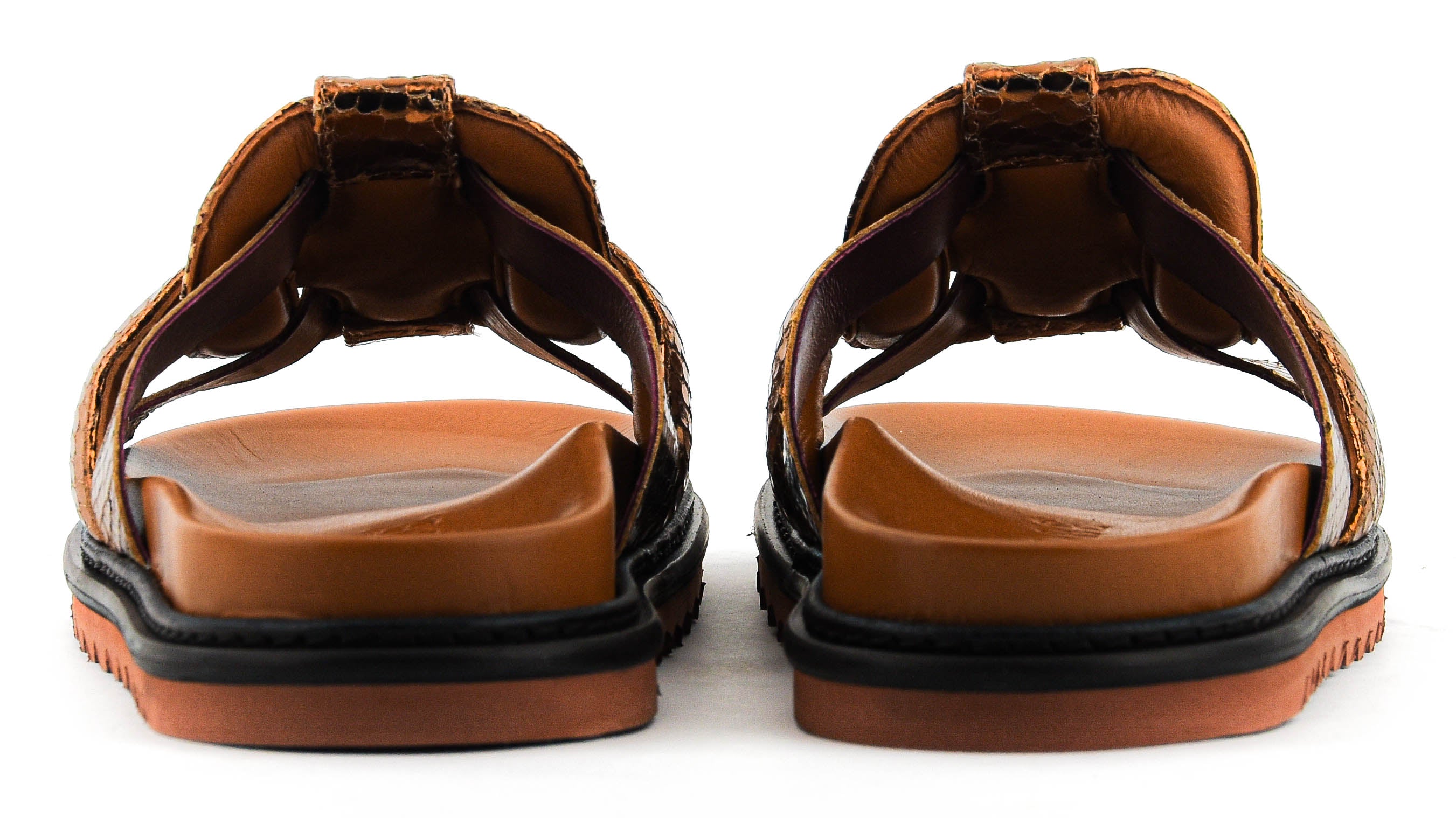 MOROBE EMILIA SANDAL FIG PYTHON