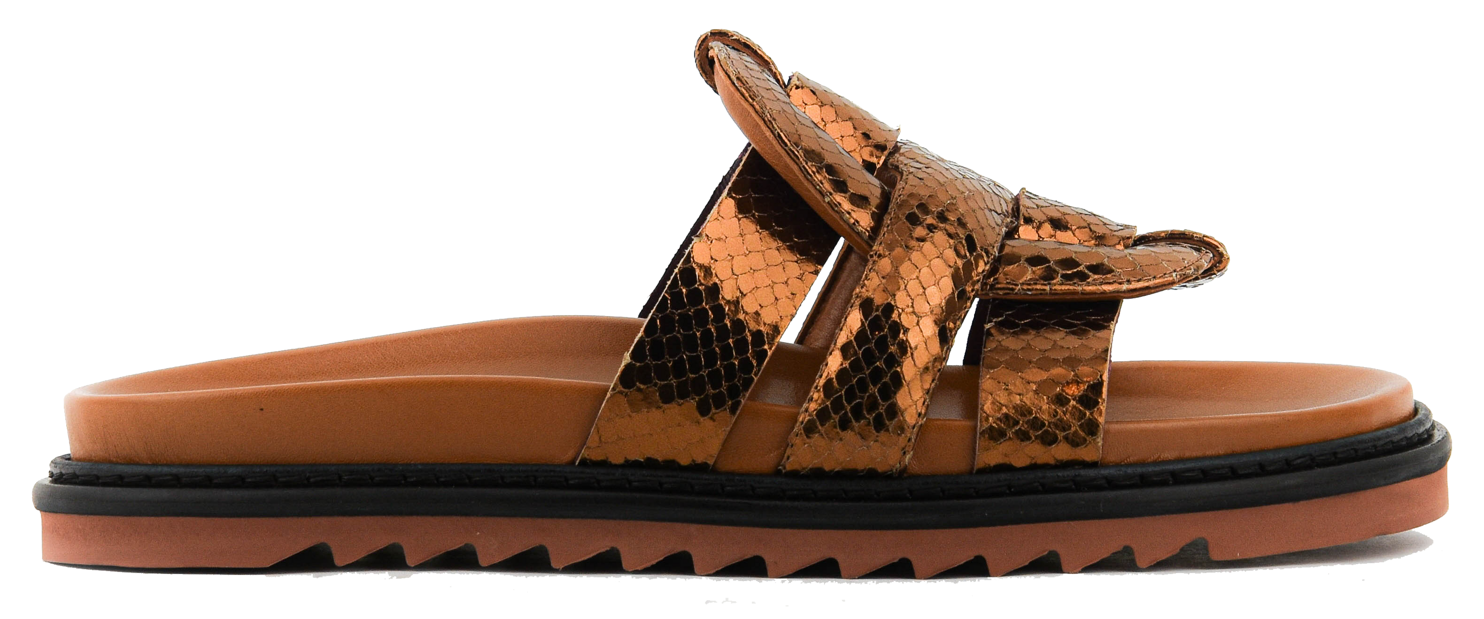 MOROBE EMILIA SANDAL FIG PYTHON