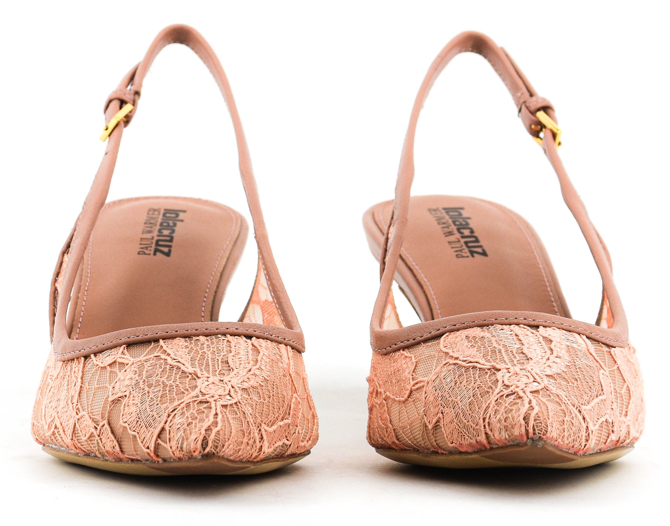 LOLA CRUZ ALBERTA PUMP LACE NUDE 55